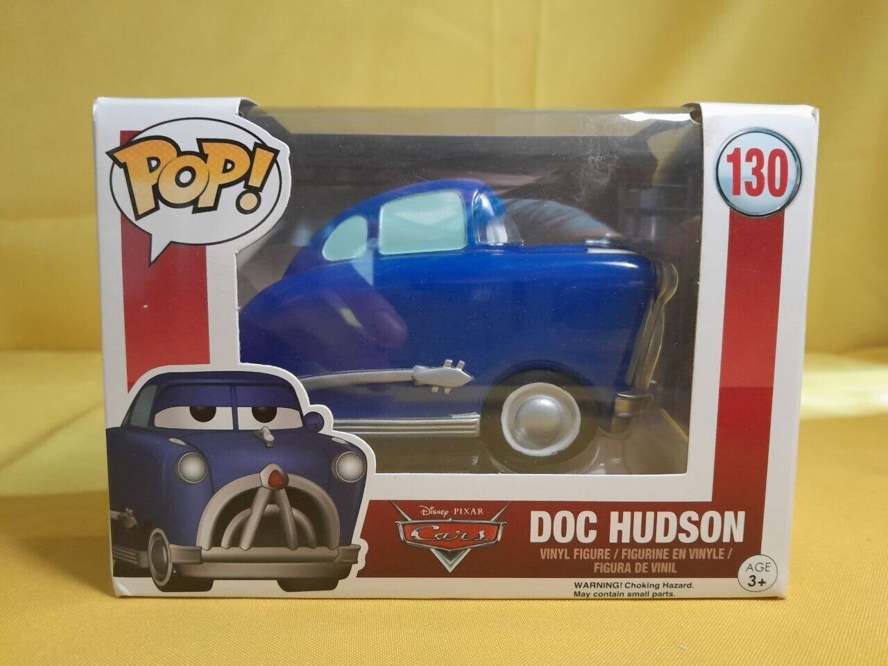 FUNKO POP Doc Hudson 130 CARS Disney Pixar W/PROTECTOR P19