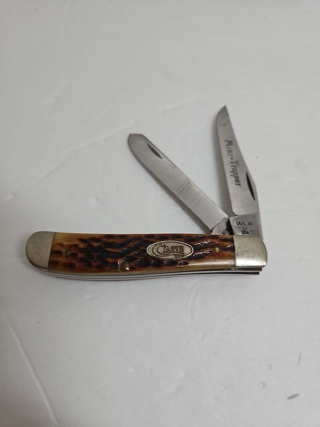 CASE XX USA 6207 SP SSP 3 DOT 1980\'S MINI TRAPPER KNIFE