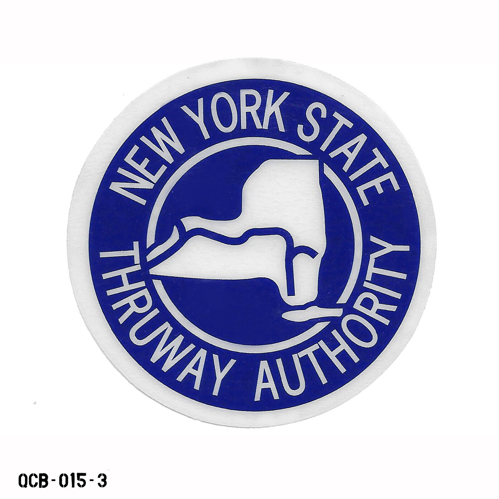 Vintage NY New York State Thruway Authority Window Decal Sticker