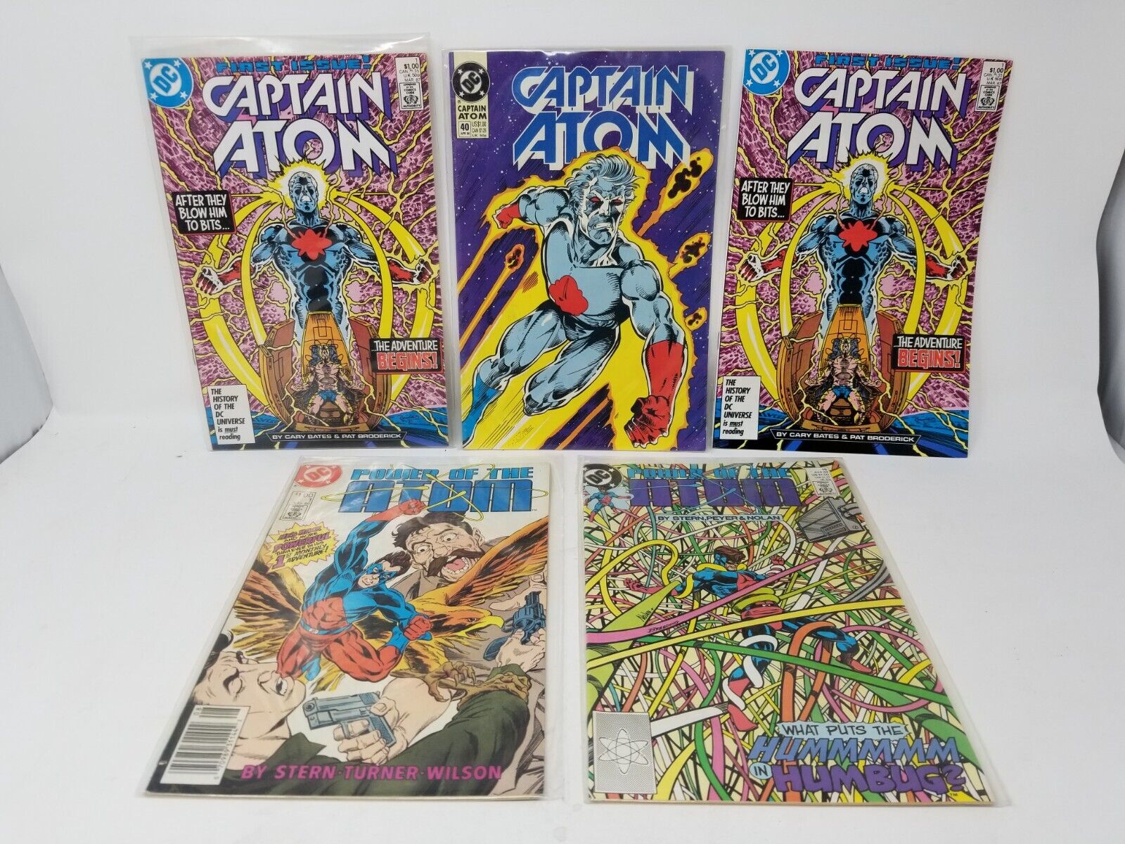DC Comics Captain Atom #1 (2), 40 & Power of The Atom #1, 15 Lot of 5