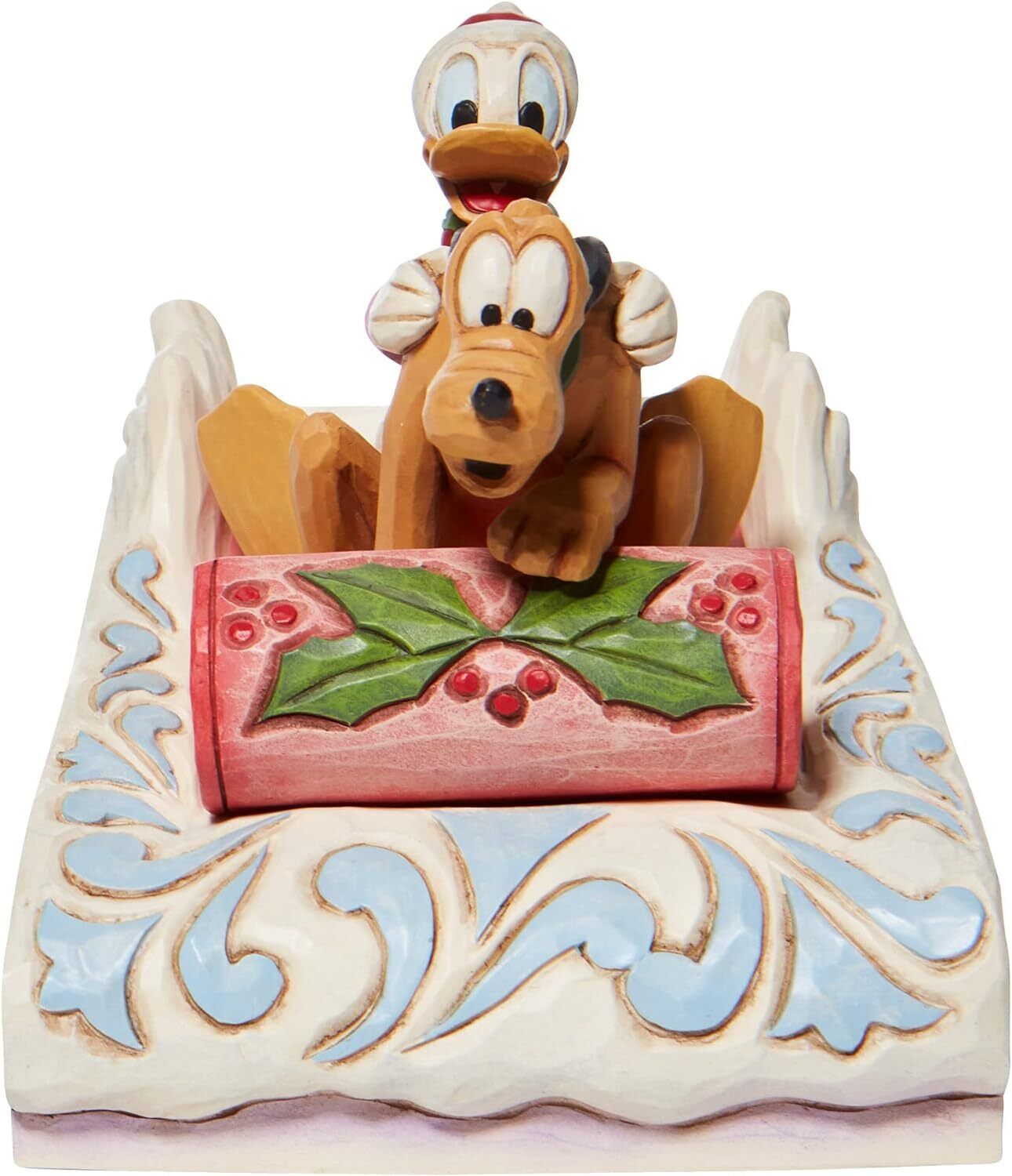 Enesco Disney Traditions Donald and Pluto Sledding Figurine 6008973 New in Box