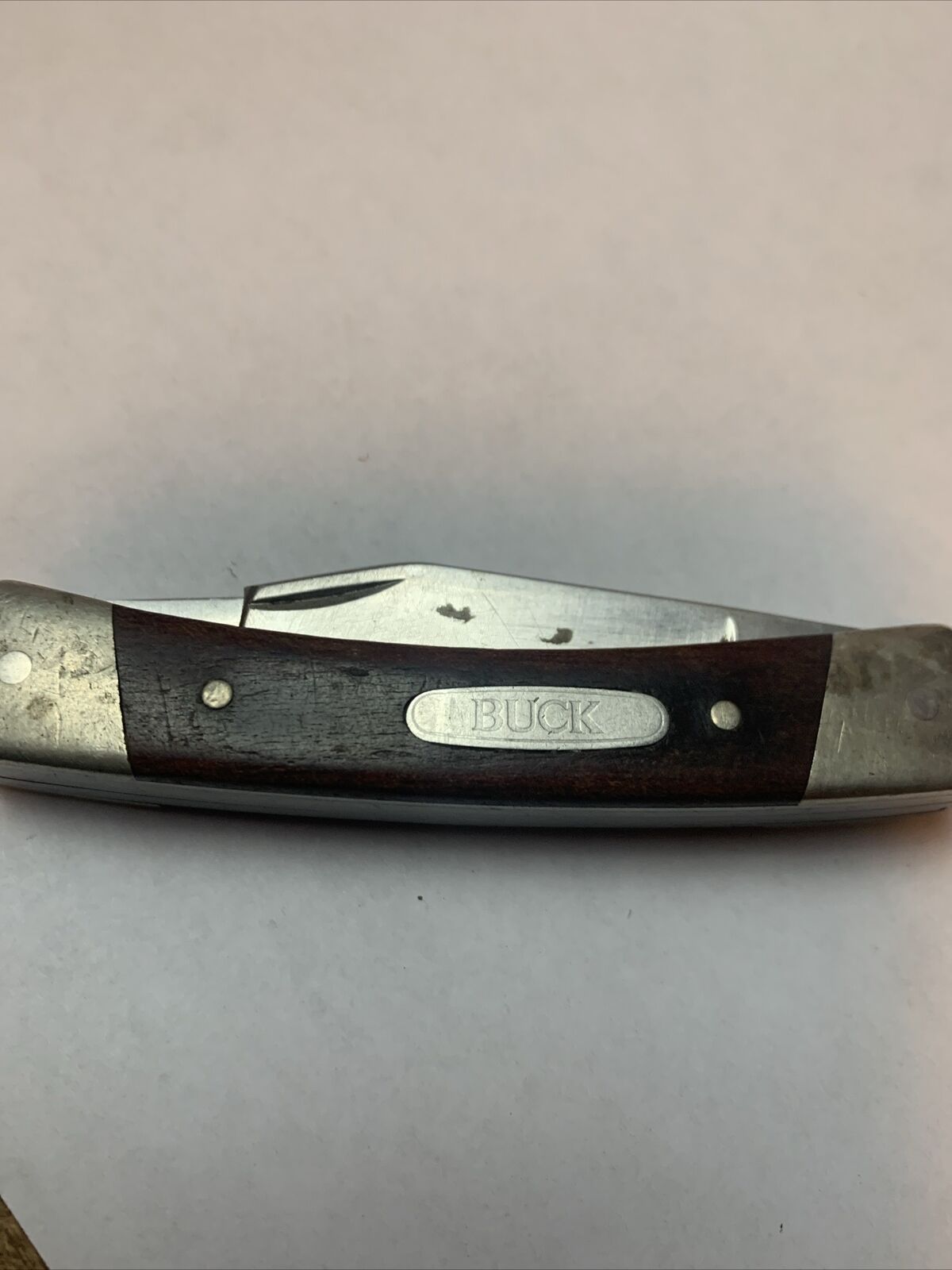 BUCK  703 Three Blade Folding Pocket Knife 1992 u.S.A. Vintage