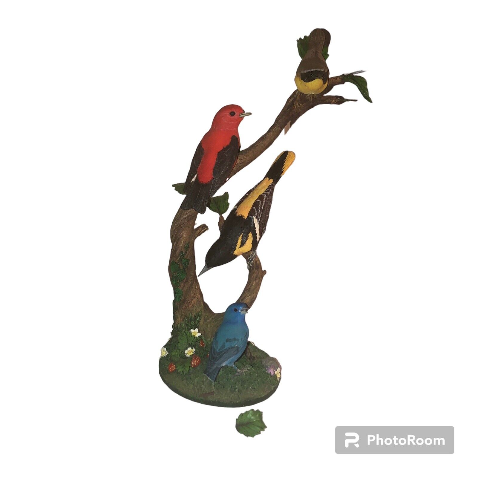 Vintage Danbury Mint National Geographic Summer Serenade Bird Resin Figurine 15\