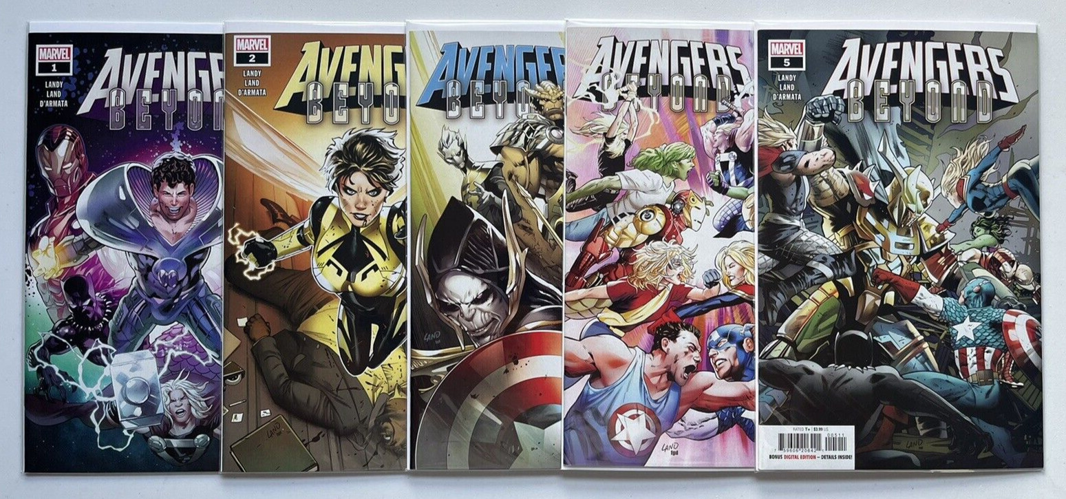 Avengers Beyond 1 2 3 4 5 Complete Series Set Lot Run / Marvel Comics 2023