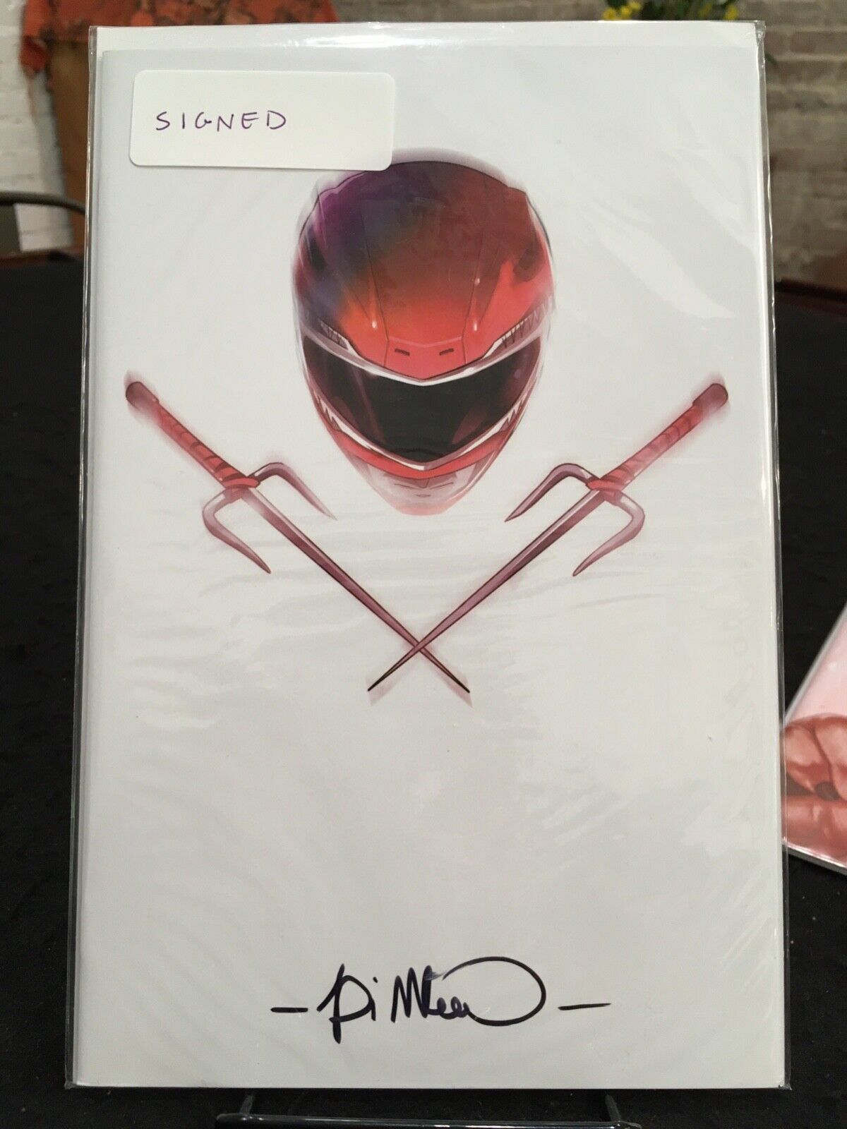 MIGHTY MORPHING POWER RANGERS/TMNT 1 SIGNED NEW YORK SLICE EDITION NYCC 2019