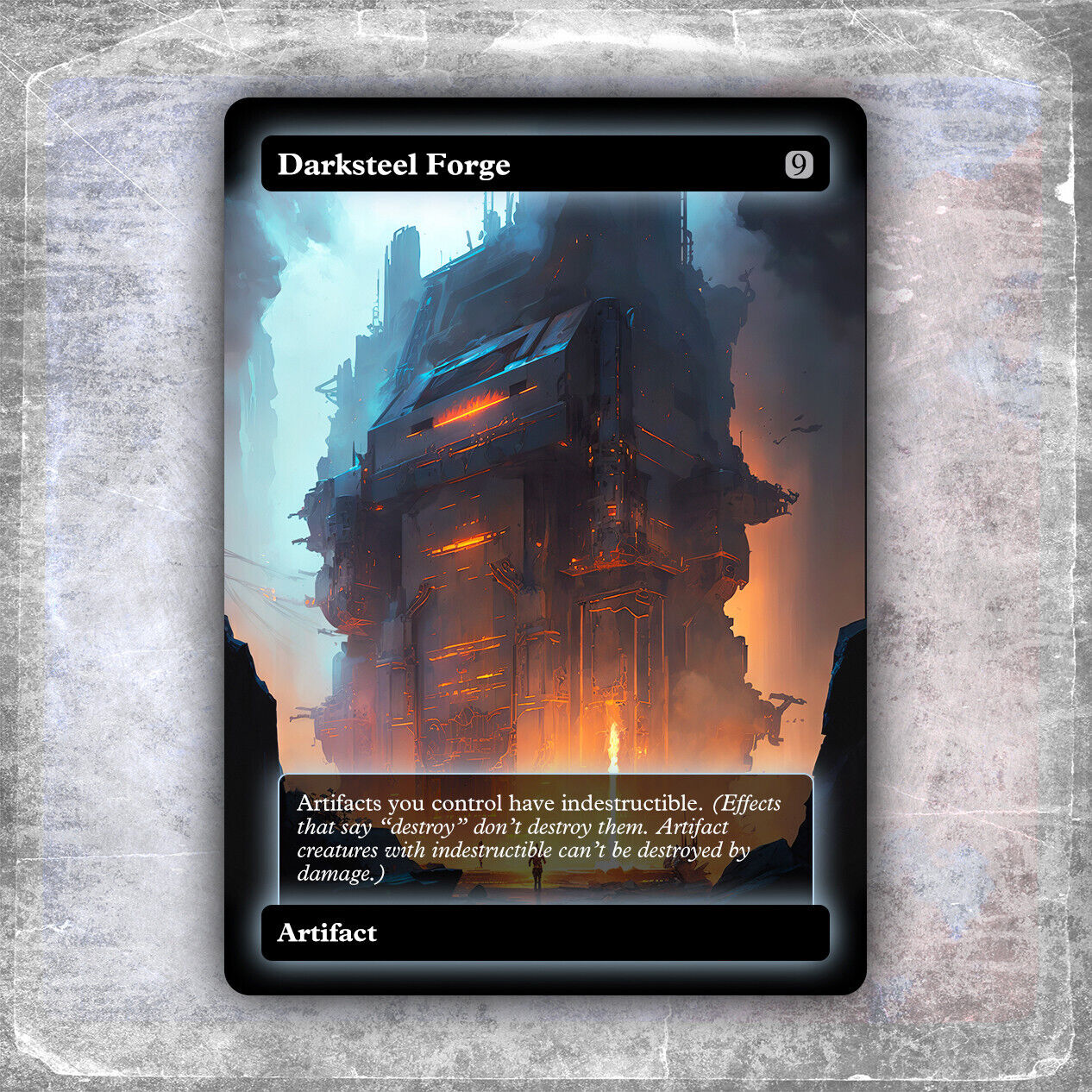 Darksteel Forge #2 [Alternative Custom Art] Hyperion Card