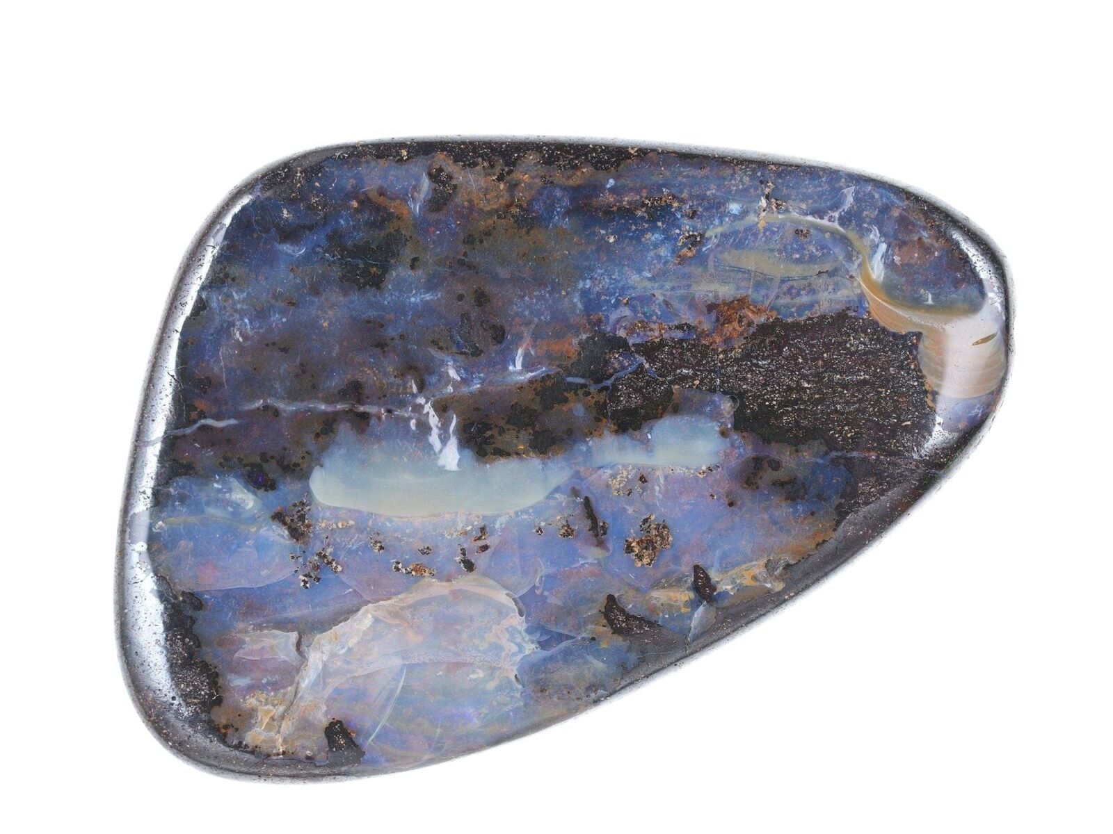 168ct Boulder Opal drilled pendant/bead