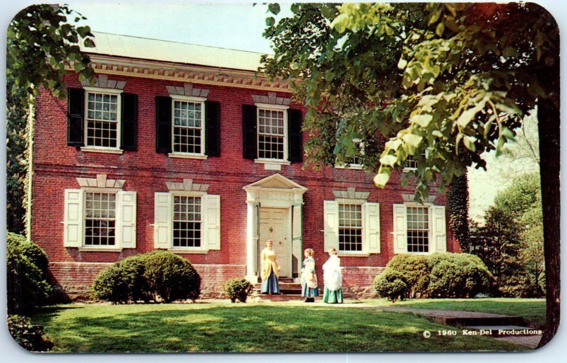 Postcard - The David Wilson Mansion - Odessa, Delaware