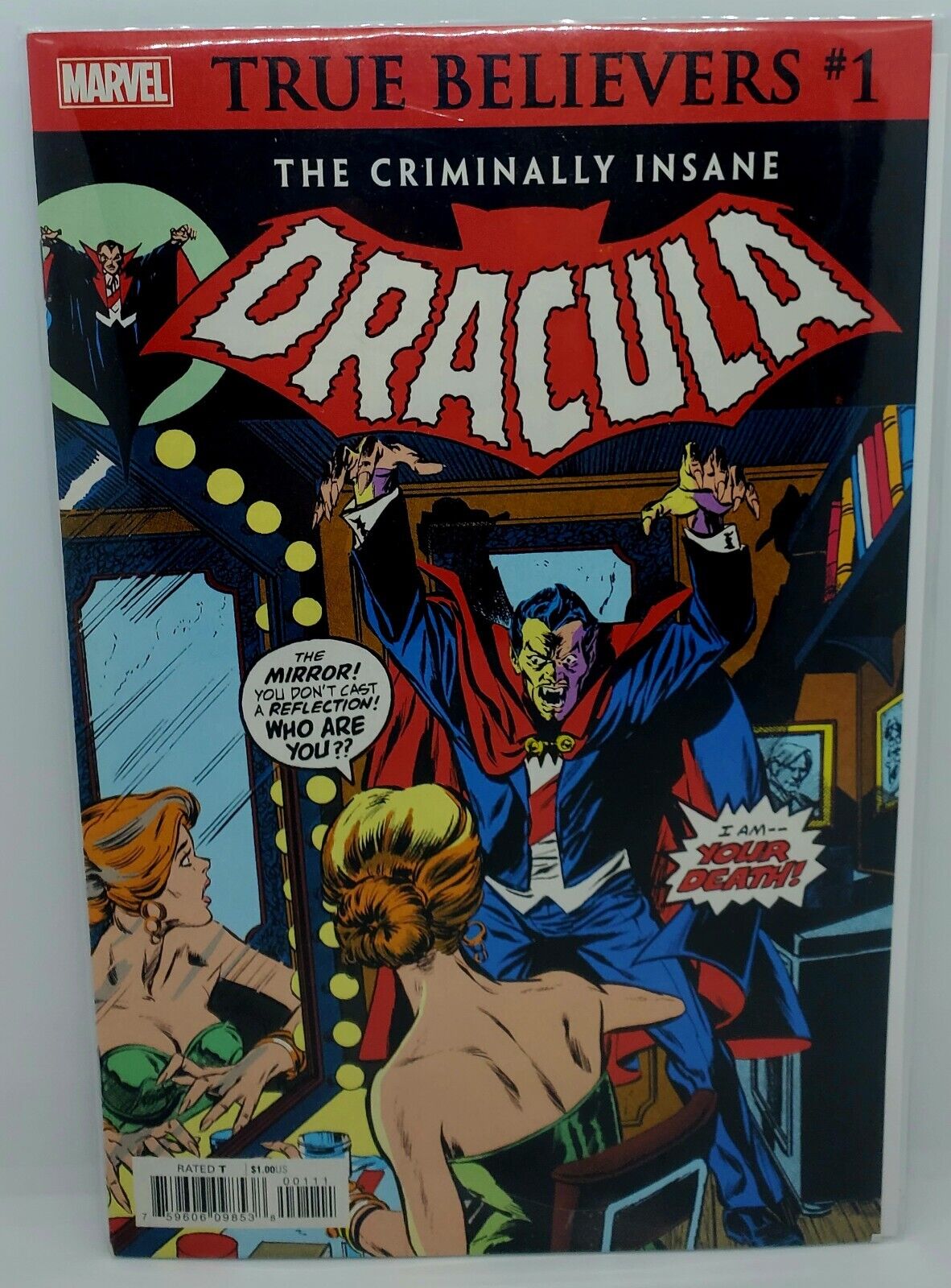 Dracula True Believers #1 Criminally Insane Marvel Comics, 2020 1st Print Mint🔥
