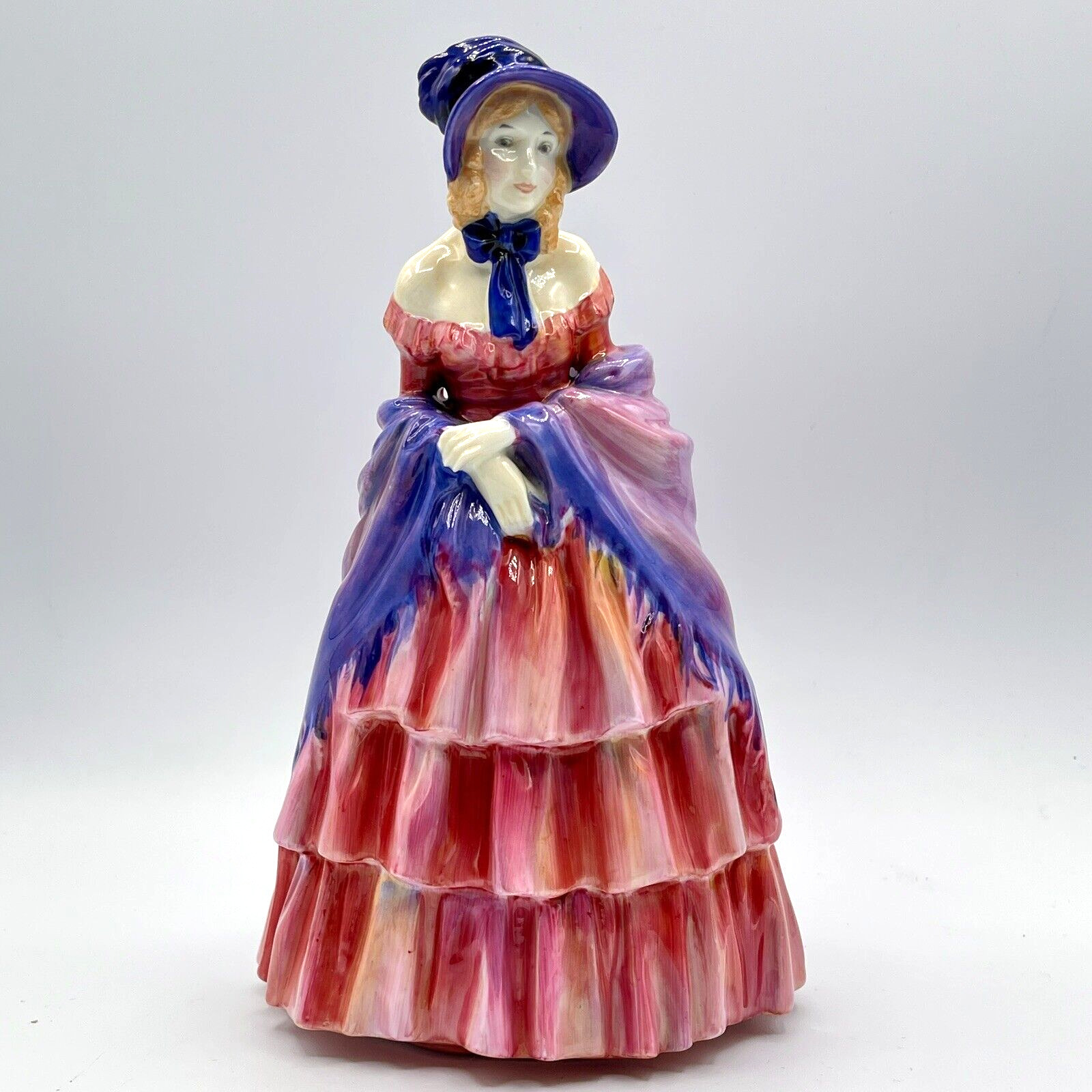 Royal Doulton A Victorian Lady HN728 Leslie Harradine Potted 1930 by Doulton VG