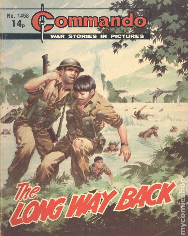 Commando War Stories in Pictures #1458 FN 6.0 1980 Stock Image