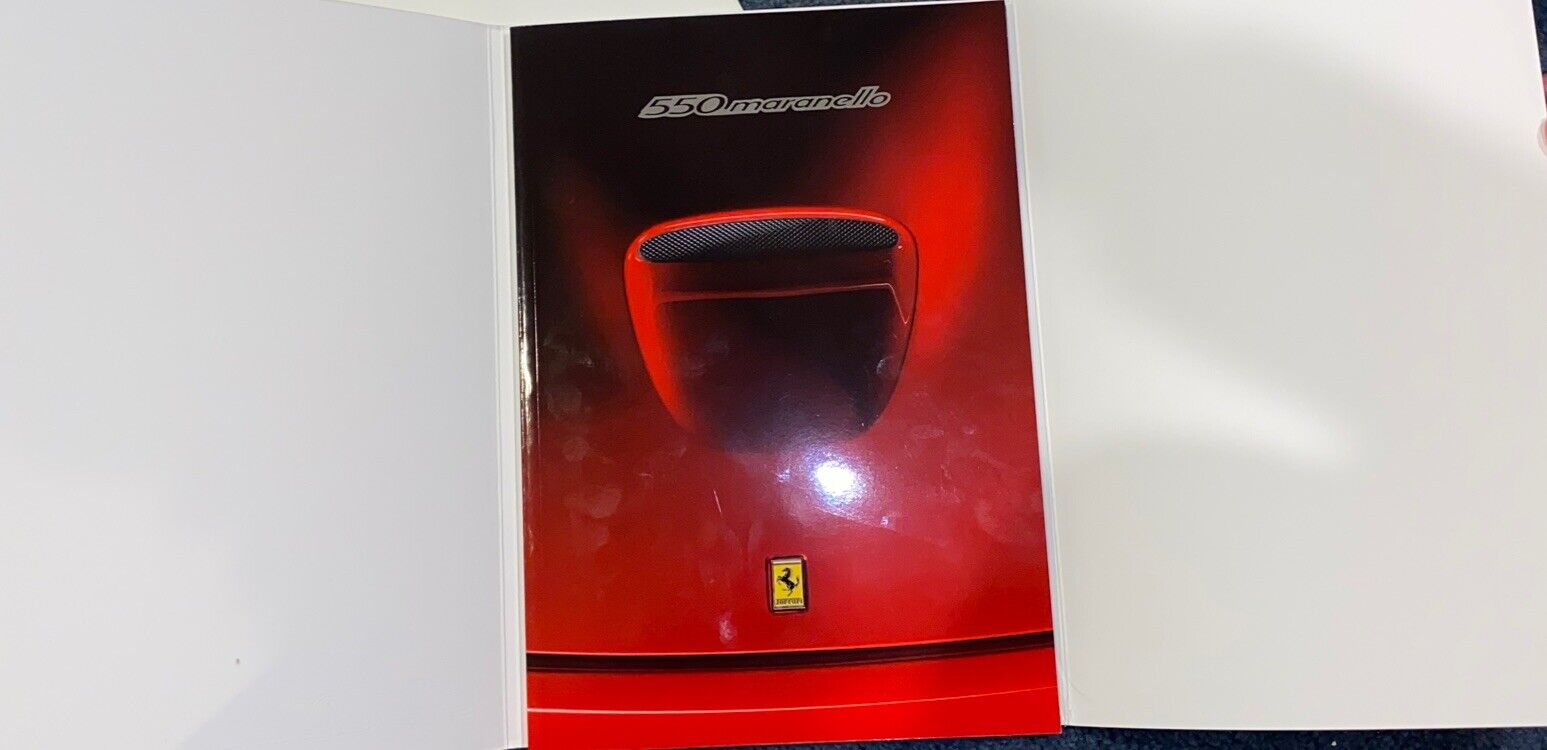 Ferrari 550 Maranello Sales Brochure Catalogue With Slip Case