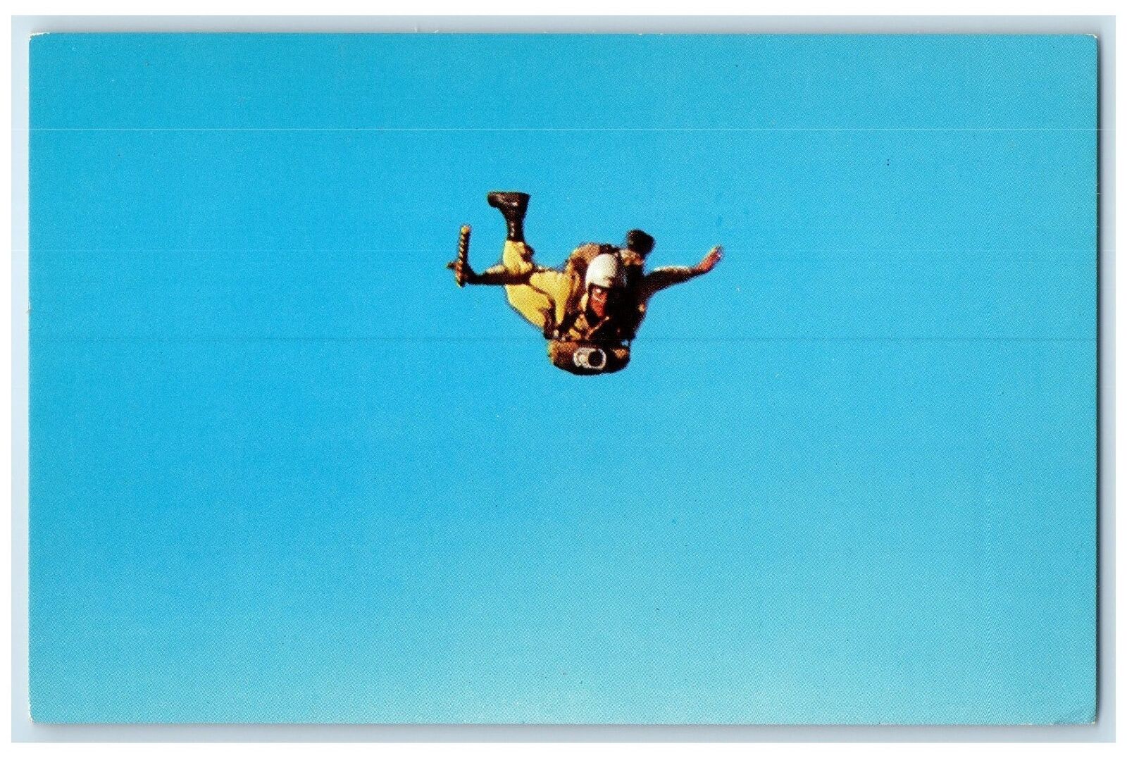 c1960's The Famed Orange Sport Parachuting Center Orange MA Unposted Postcard