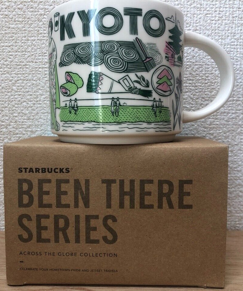 Kyoto Japan Starbucks coffee Cup Mug 14oz Been There Series NEW With Box