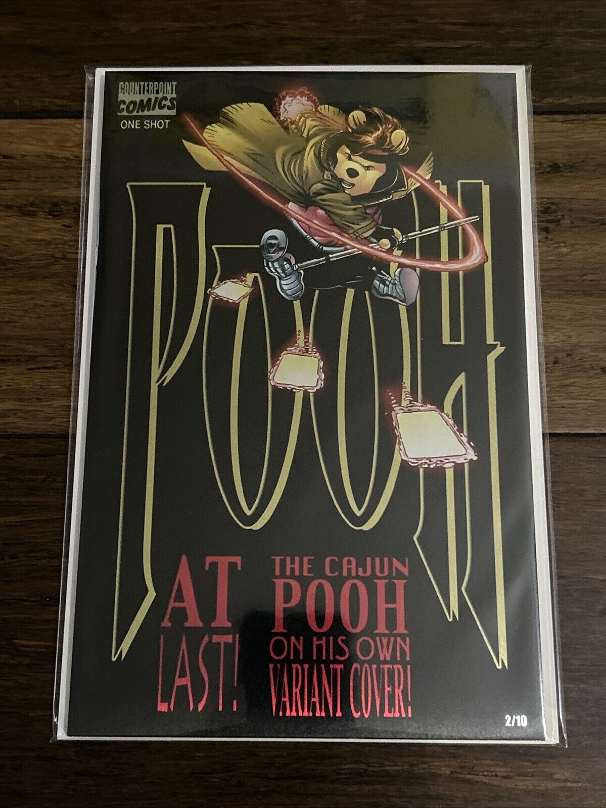 Do You Pooh Gambit #1 Homage | Dallas Fan Expo 2024 | (Black) METAL LTD 10