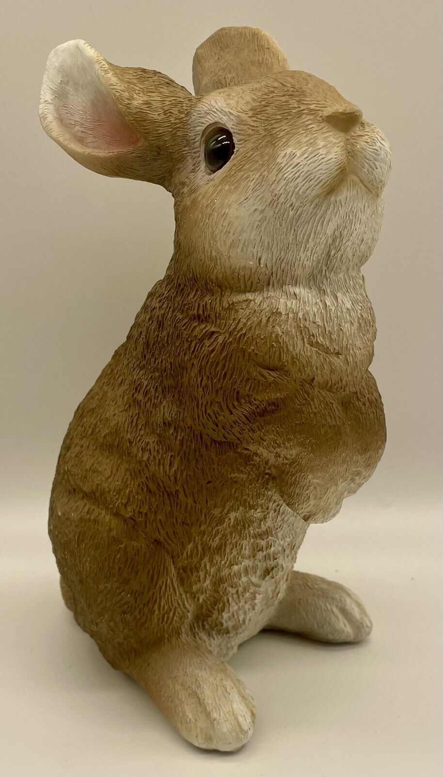 Easter Bunny Rabbit Figurine Resin Hobby Lobby Table Decor Brown 9.75 Inch
