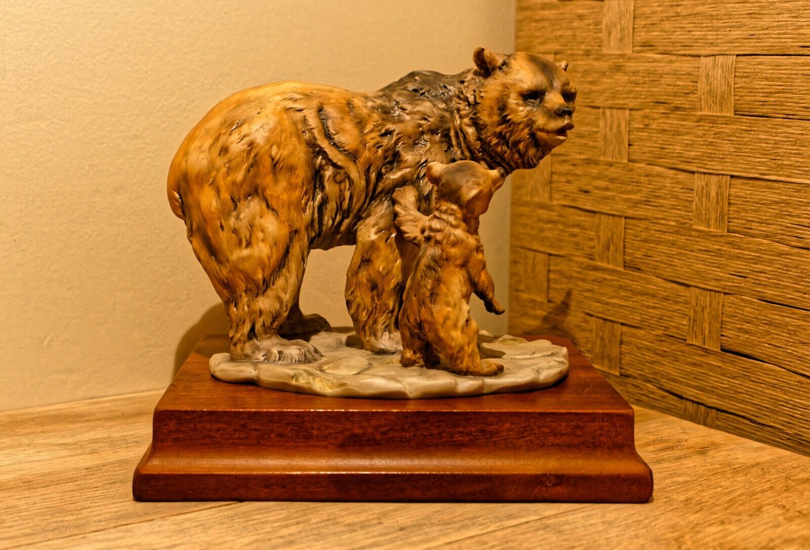 Kaiser Bear Cub Porcelain Sculpture Wolfgang Gawantka Ltd Ed 142/800 W. Germany