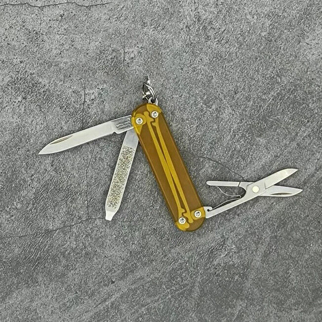 Multifunctional Folding Knife Scissor Pocket Hunting Survival Camping PEI Handle