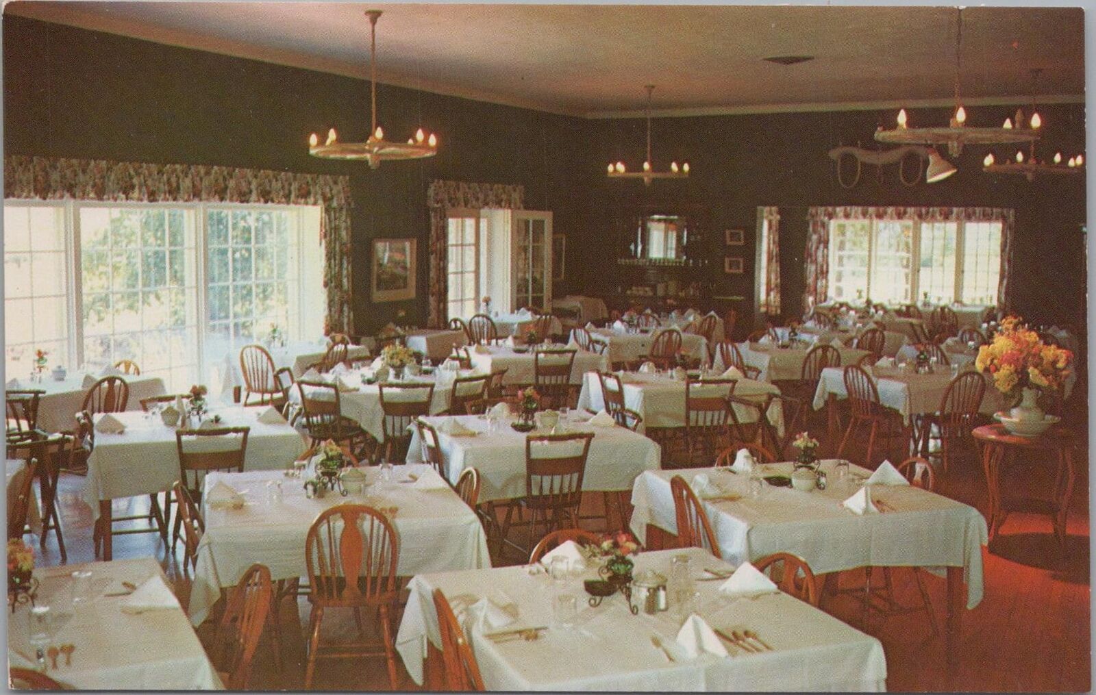 Postcard Dining Room Homestead Resort Restaurant Midway Utah UT 