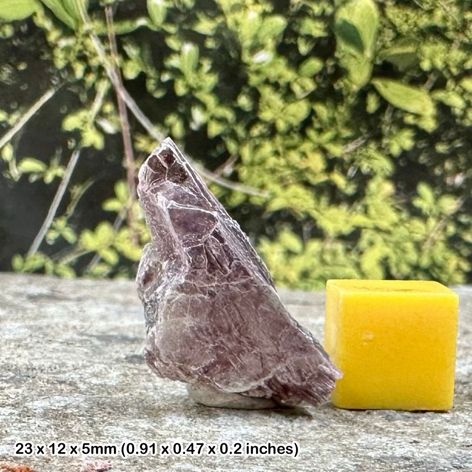 Lepidolite mica crystal - spiritual healing mineral, authentic