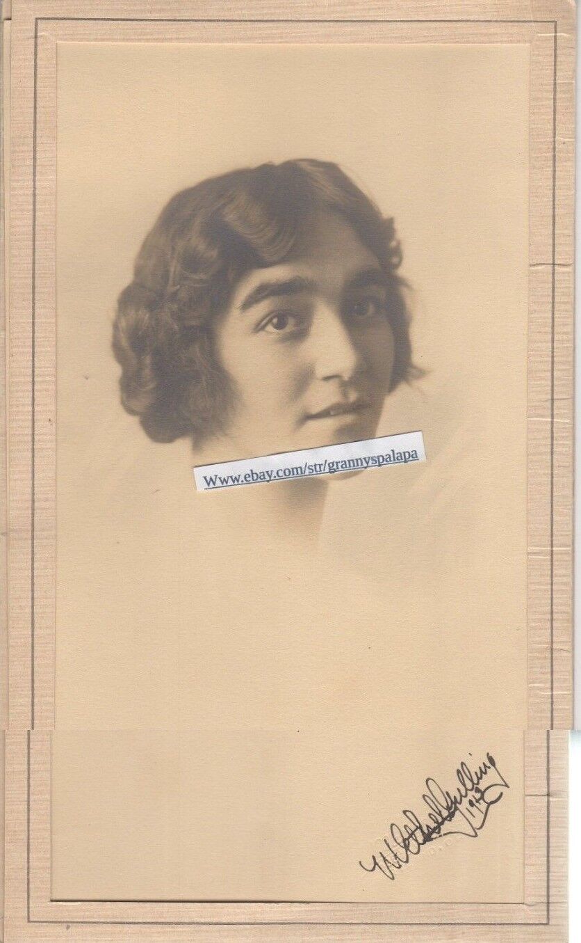 Original Vintage Photo-Portland Oregon 1913-Lady-Signed Ethel Shelling  