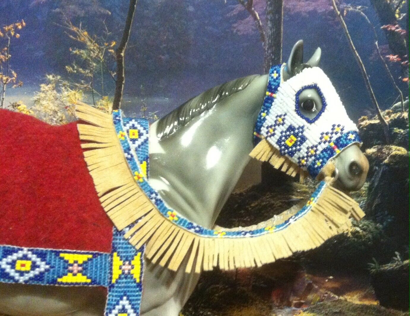 Native Beaded Costume Custom Made For Peter Stone ISH-Horse Not Included