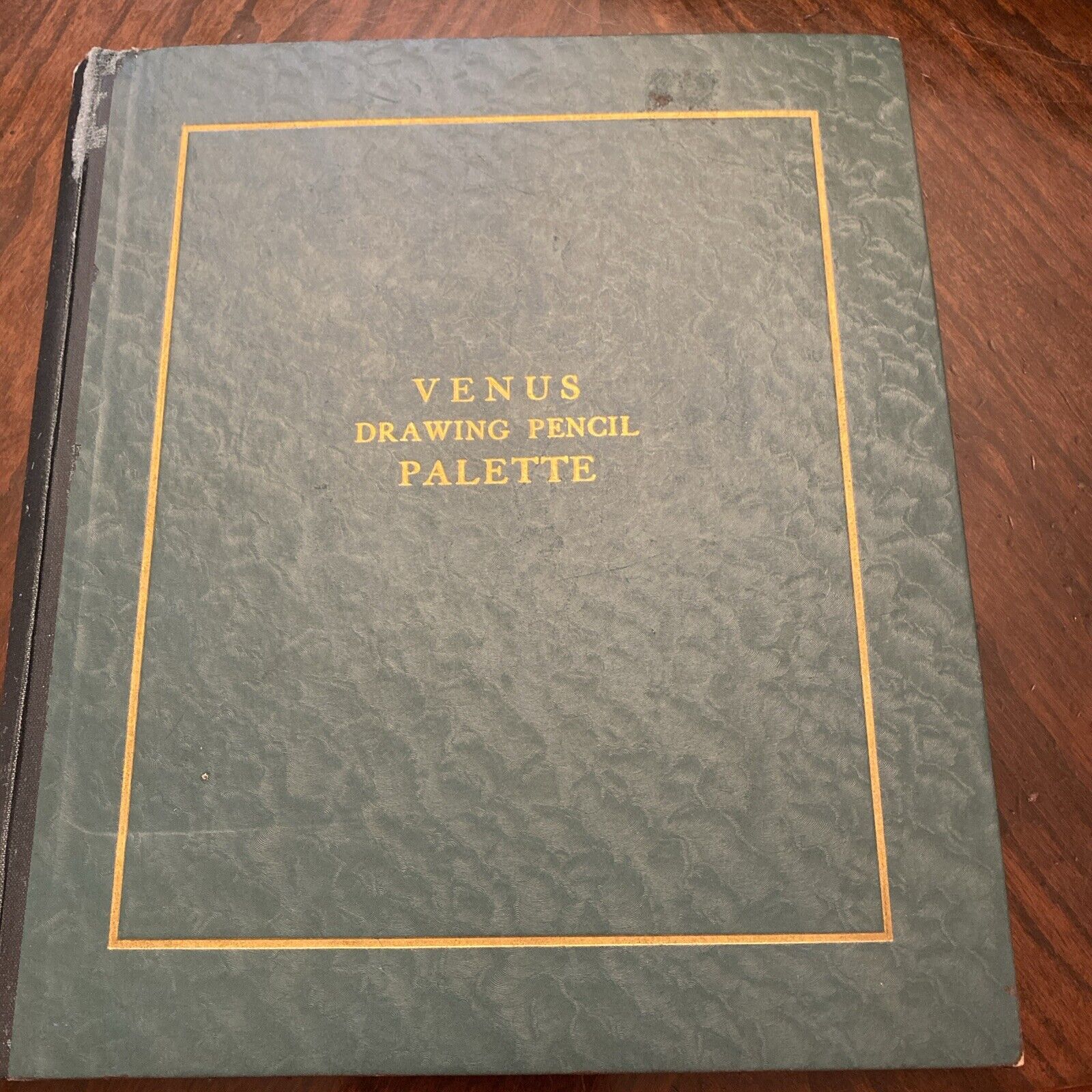 Vintage Authentic Venus Drawing Pencil Palette 17 Degrees Black