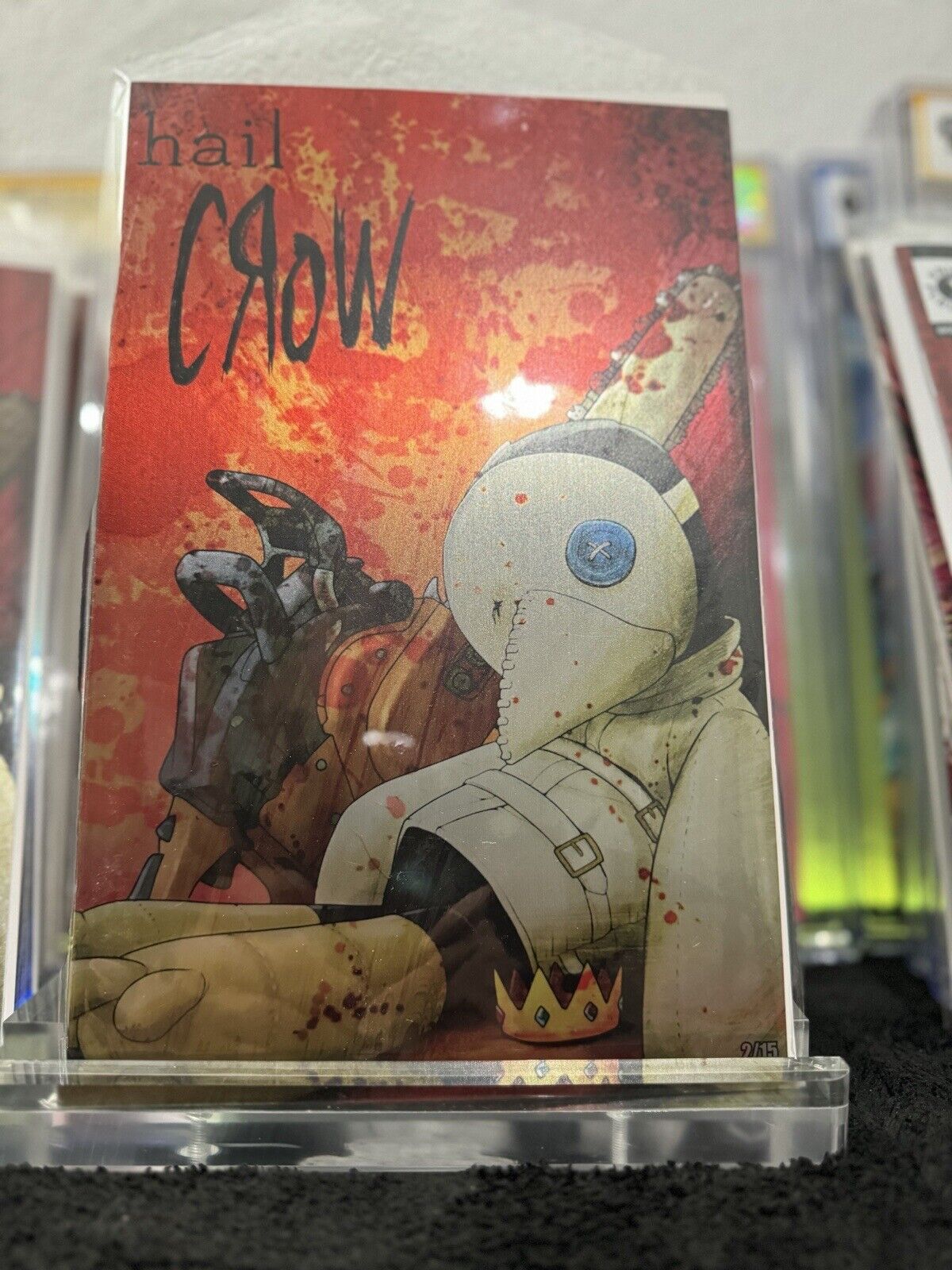 Hail Crow #1 KORN “Issues”  Chromium BLOODY METAL Limited To 15