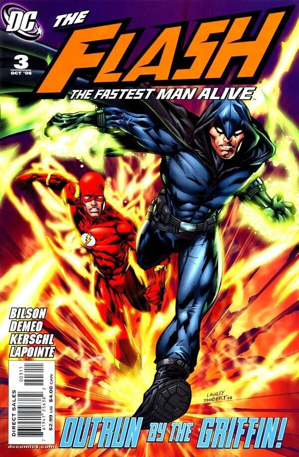 The Flash: Fastest Man Alive (2006) #3 VF. Stock Image