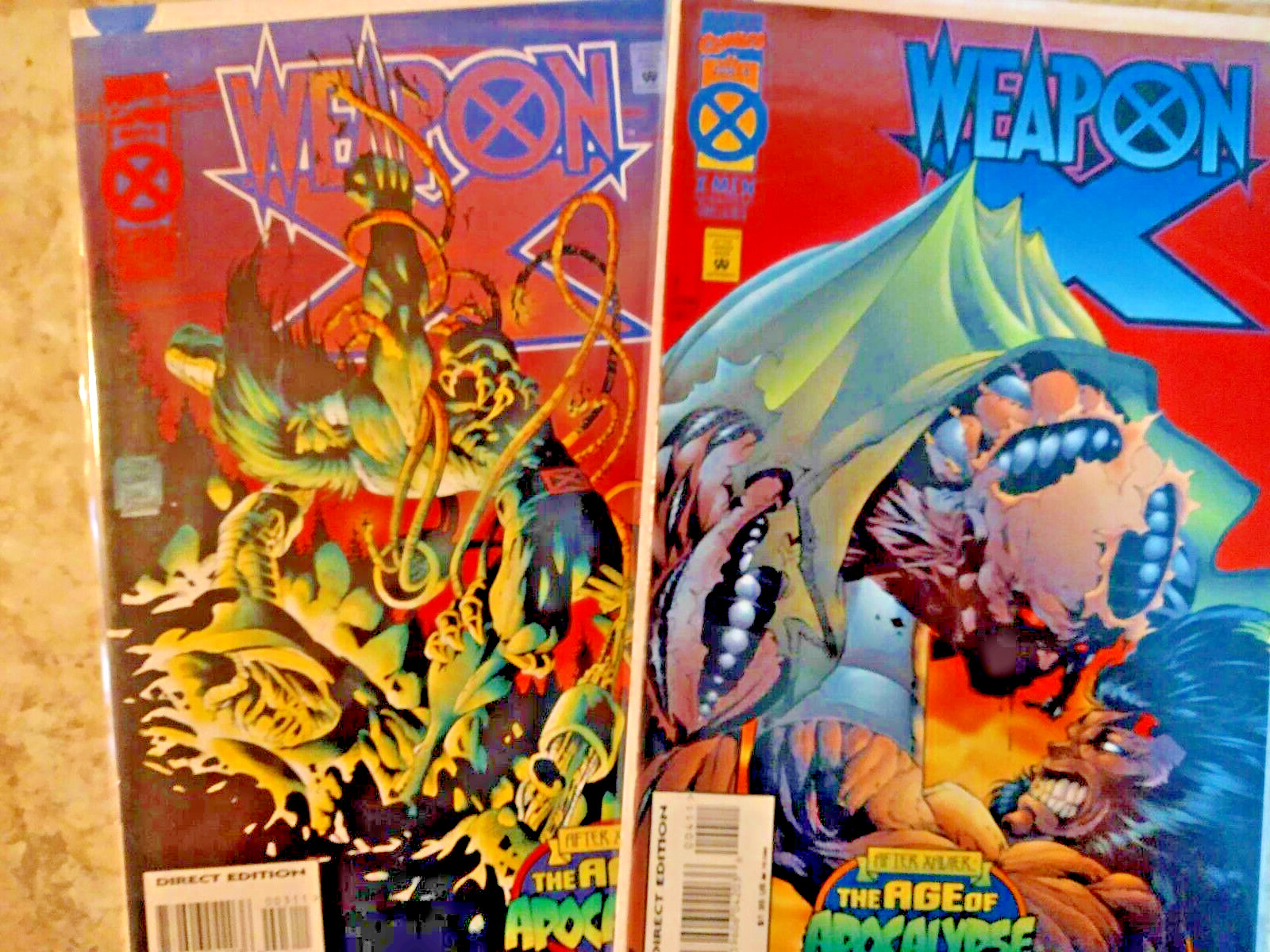 Weapon X The Age of Apocalypse #3-4 Marvel Comics X-Men Deluxe