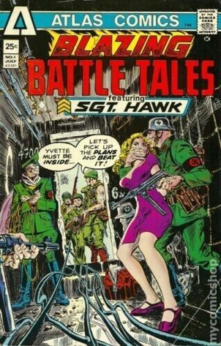 Blazing Battle Tales #1 FN 1975 Stock Image