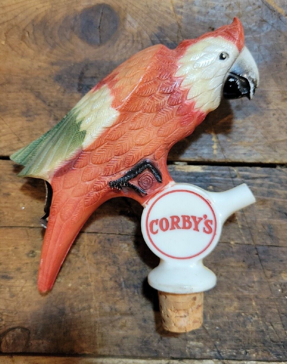 VINTAGE 1950's - CORBY'S LIGHT UP McCAW DRINK POURER - UNTESTED