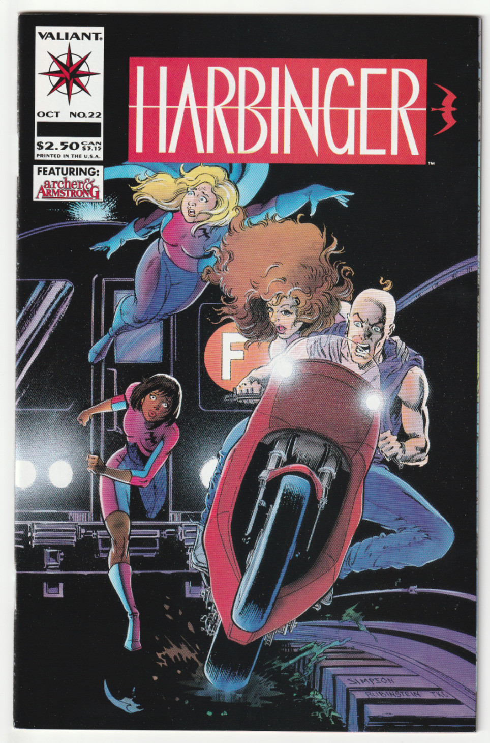 Harbinger #22 9.2 NM- 1993 Valiant Comics - Combine Shipping