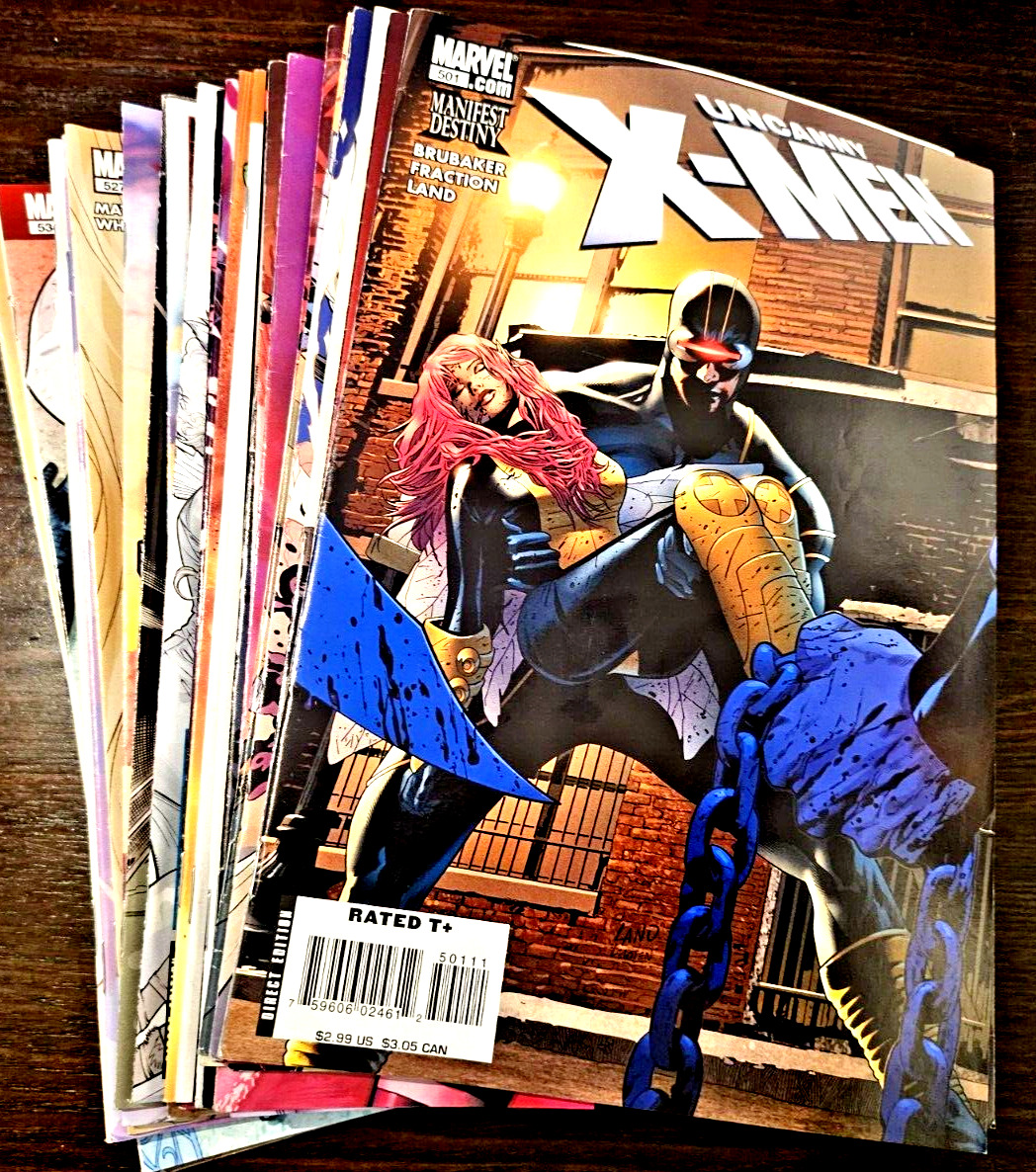 Marvel Comics Uncanny X-Men Comic Book Lot of 33 (2008)