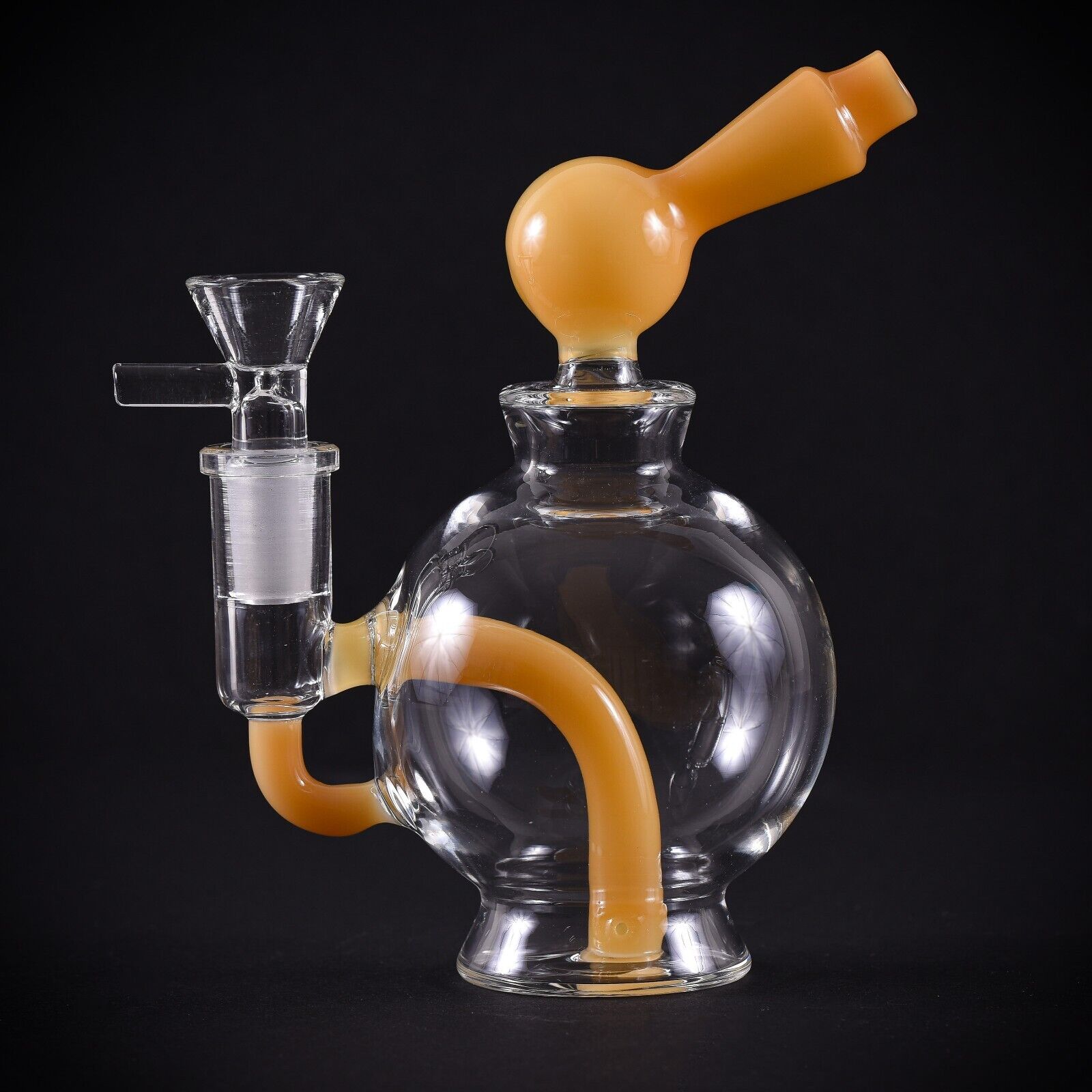 6\'\' Premium Glass Hookah Water Pipe - Compact Elegance for Superior Smoking exp