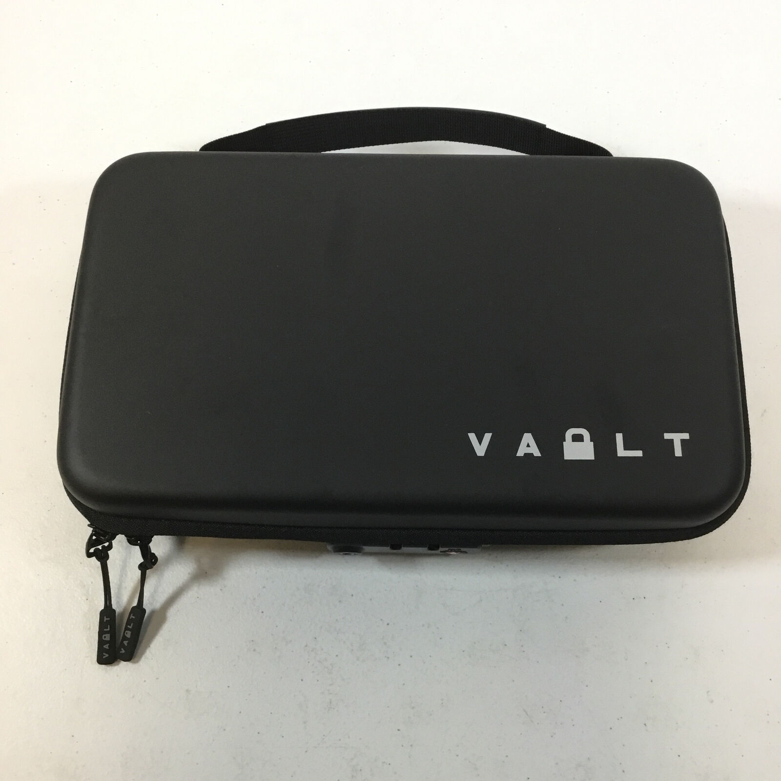 Vault Black Portable Cosmetics Travel Organizer Combination Case Lock Used