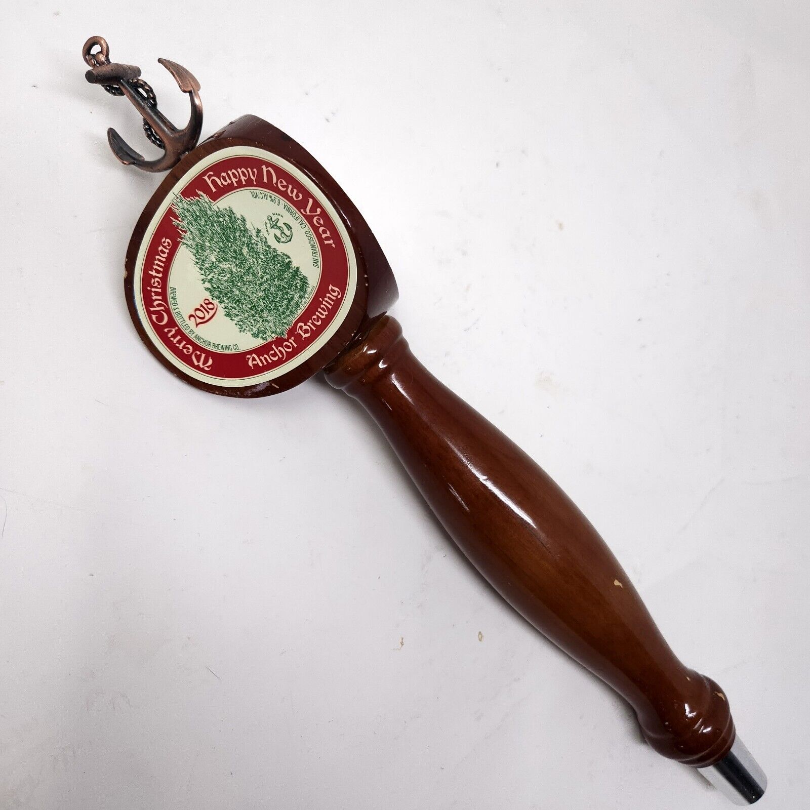 Anchor Steam Brewing- Beer Tap Handle- -San Francisco, 3 Sided- Good Mancave Bar