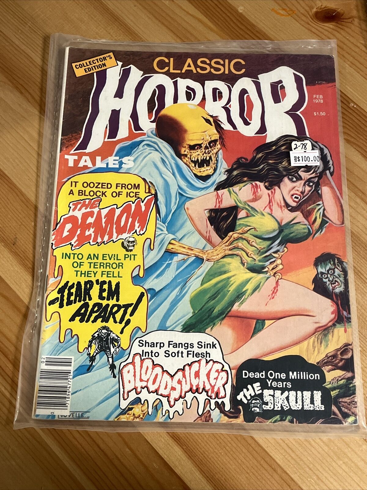Horror Tales V9 #1  Feb 1978  Eerie Horror Magazine 
