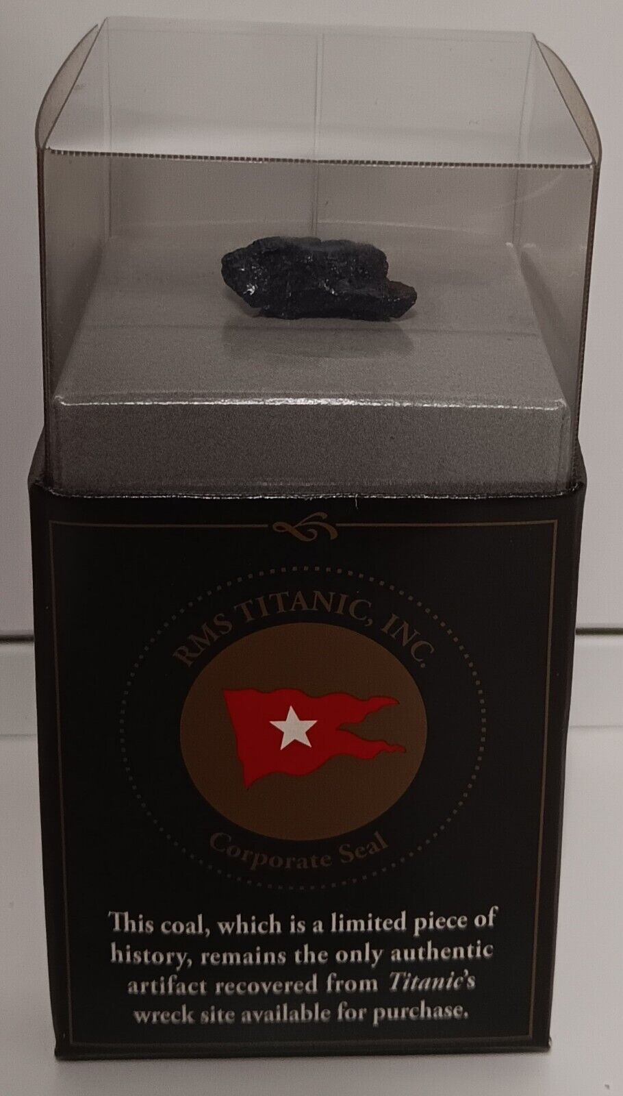 Authentic Coal Recovered From The Titanic, In Display Box