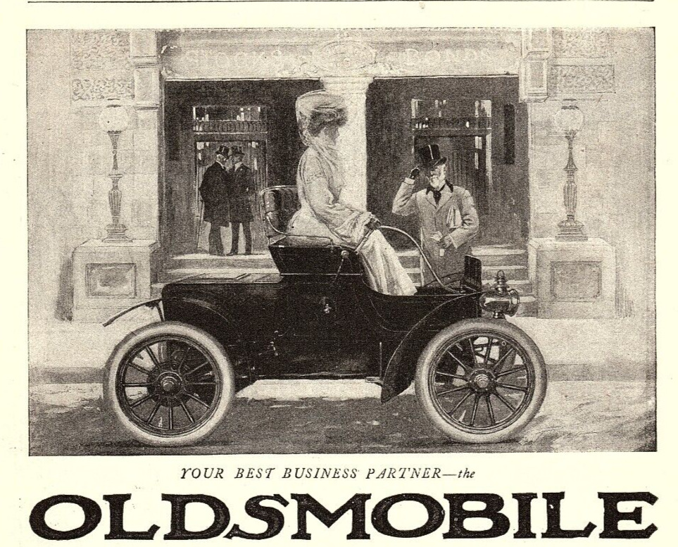 1906 OLDSMOBILE OLDS MOTOR WORKS & WINTON AUTOMOBILE PRINT ADVERTISEMENT Z1879