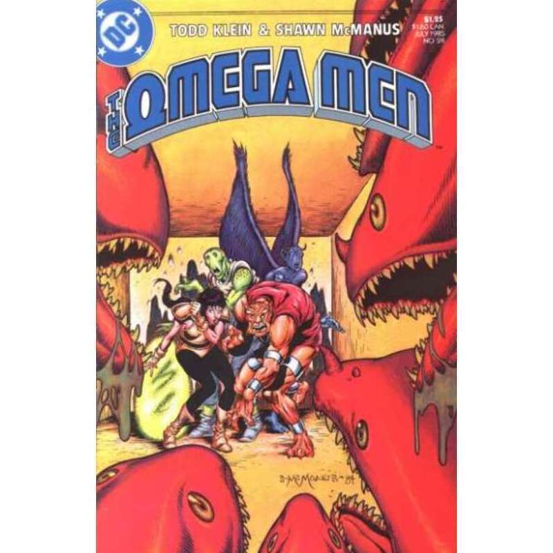 Omega Men (1982 series) #28 in Near Mint condition. DC comics [u^