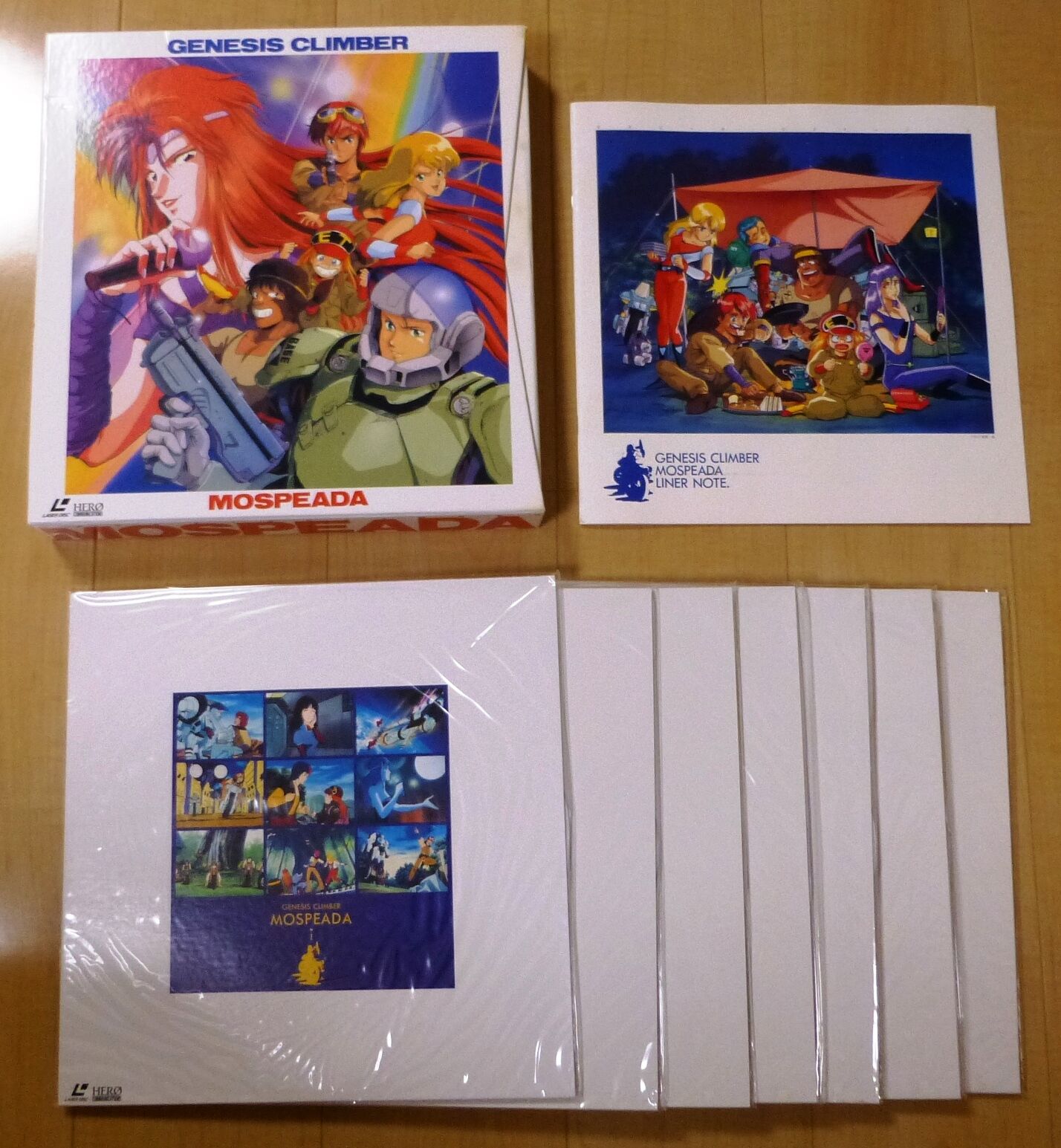 Genesis Climber MOSPEADA Japan LD LaserDisc Complete BOX Set Robot Anime BVLL509