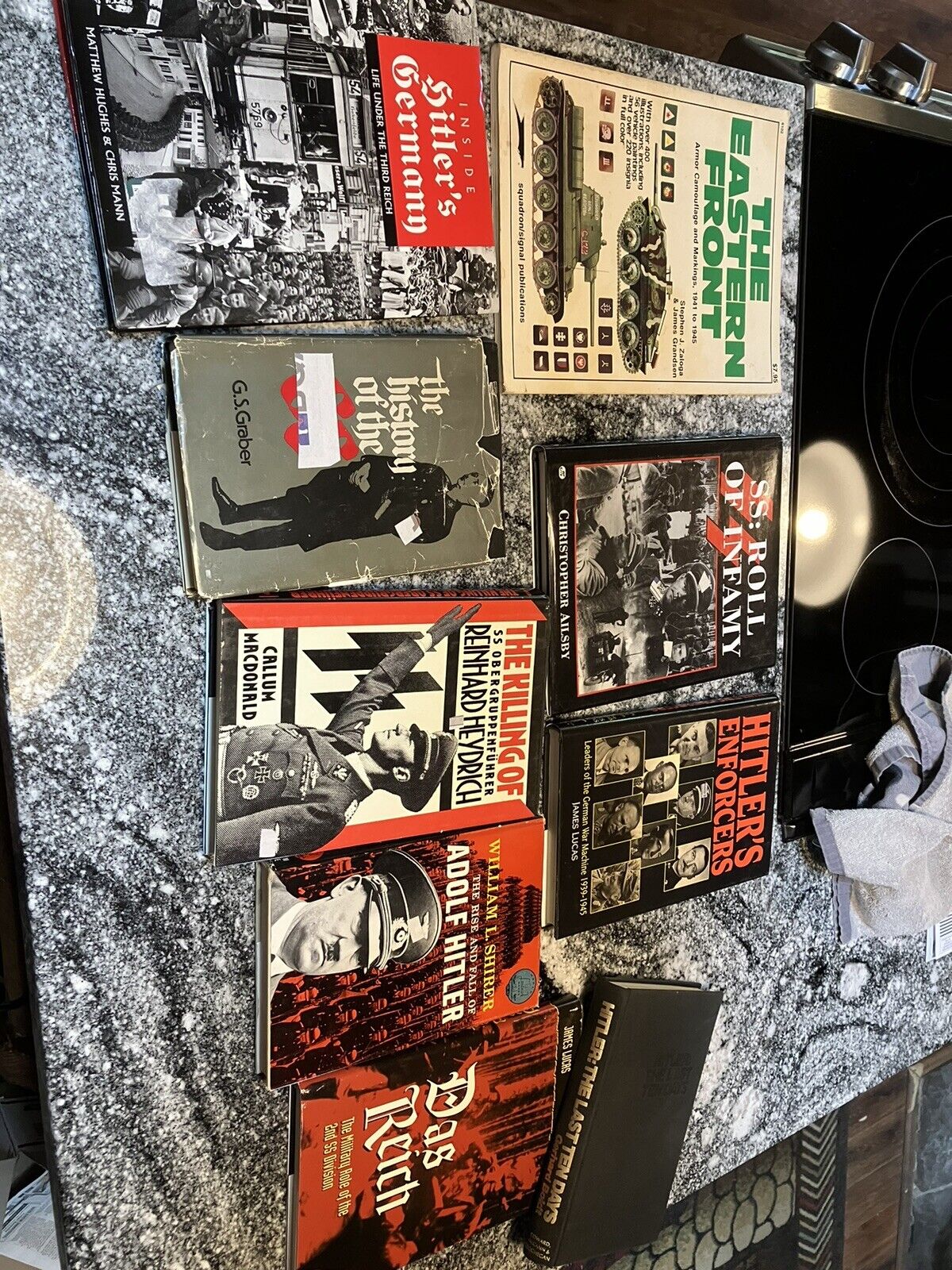 German WW 2 Books Adolph Hitler Educational Schutzstaffel Enforcers History