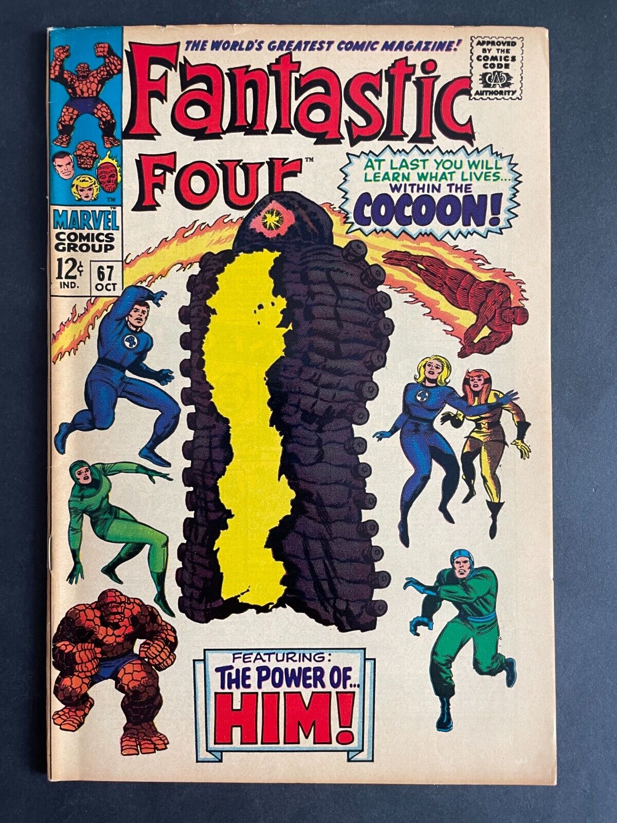 Fantastic Four #67 - 1st App Him Adam Warklock Marvel 1967 Comics