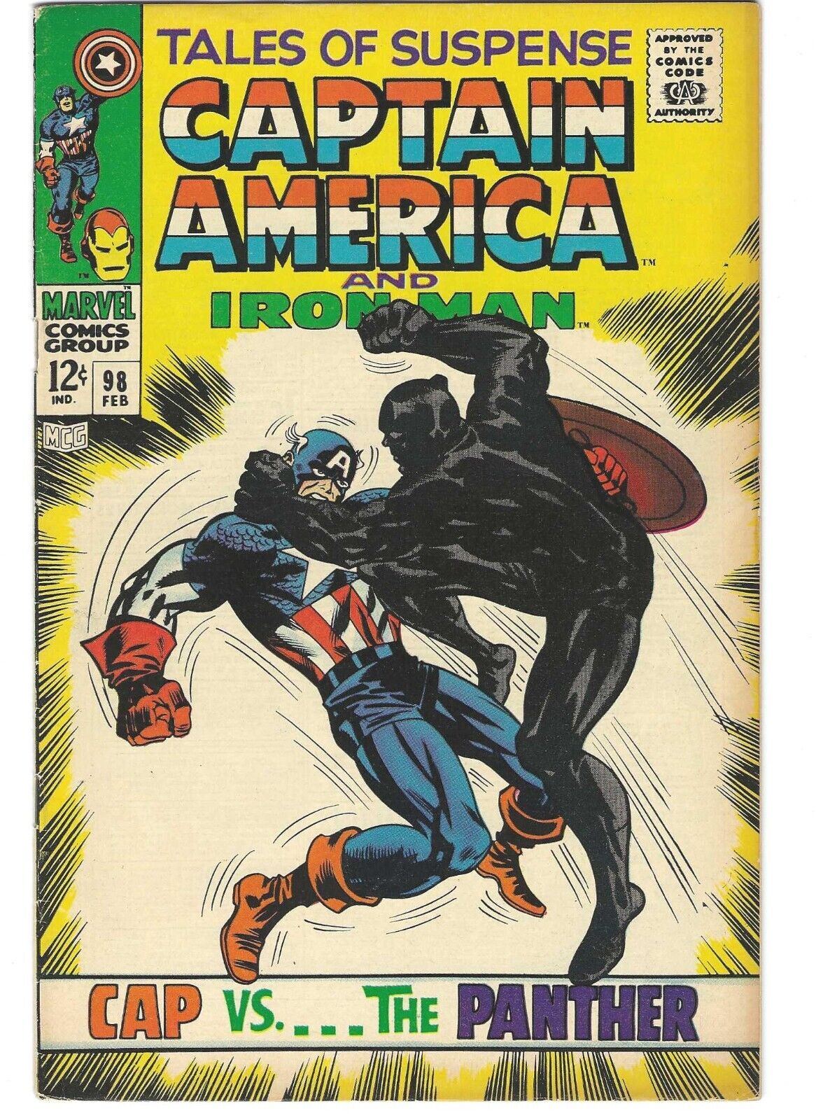 Tales of Suspense #98 VG/F 5.0 Black Panther Marvel 1968