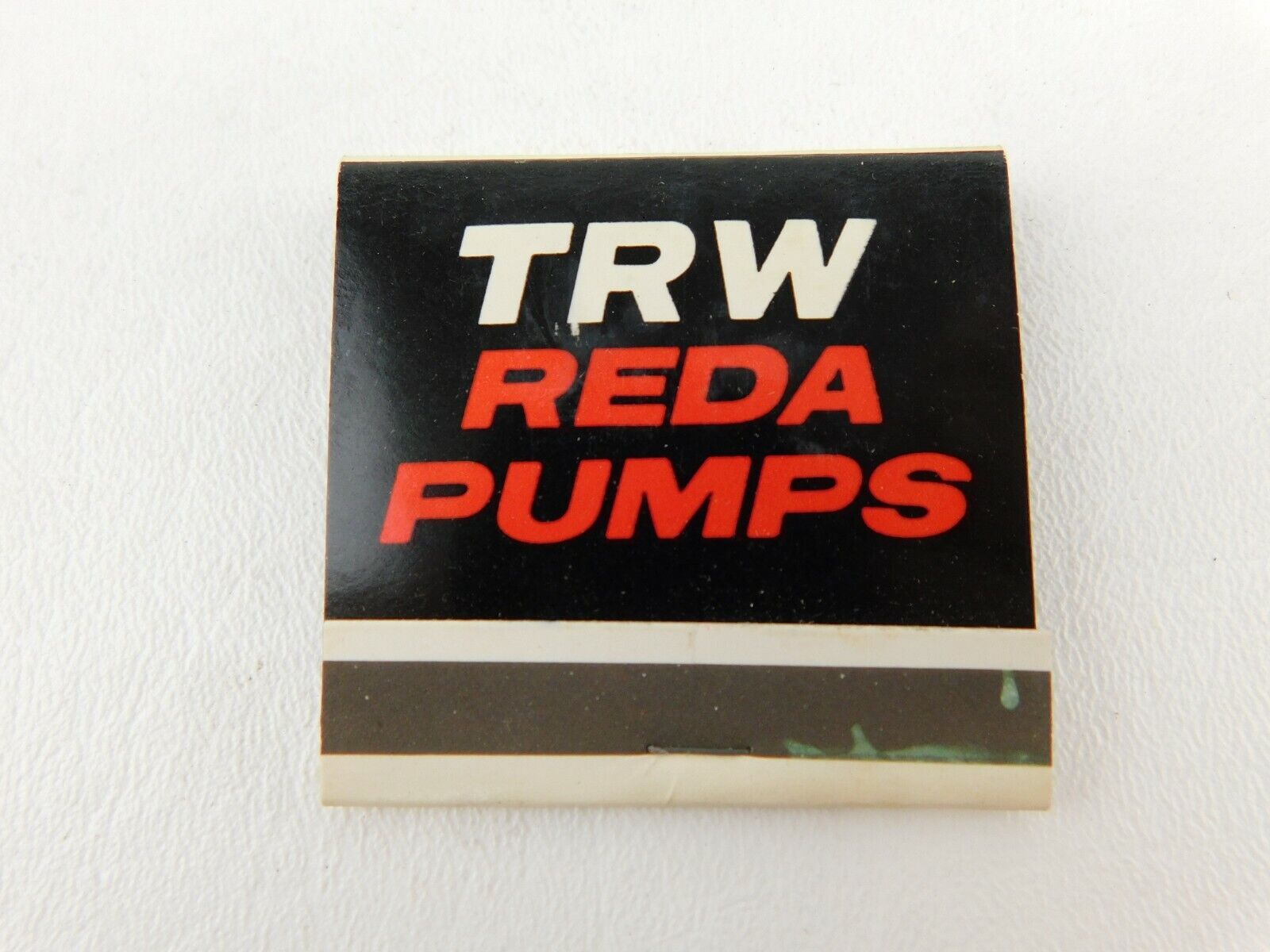 TRW REDA Pumps High Production Front Strike Full Unstruck Vintage Matchbook