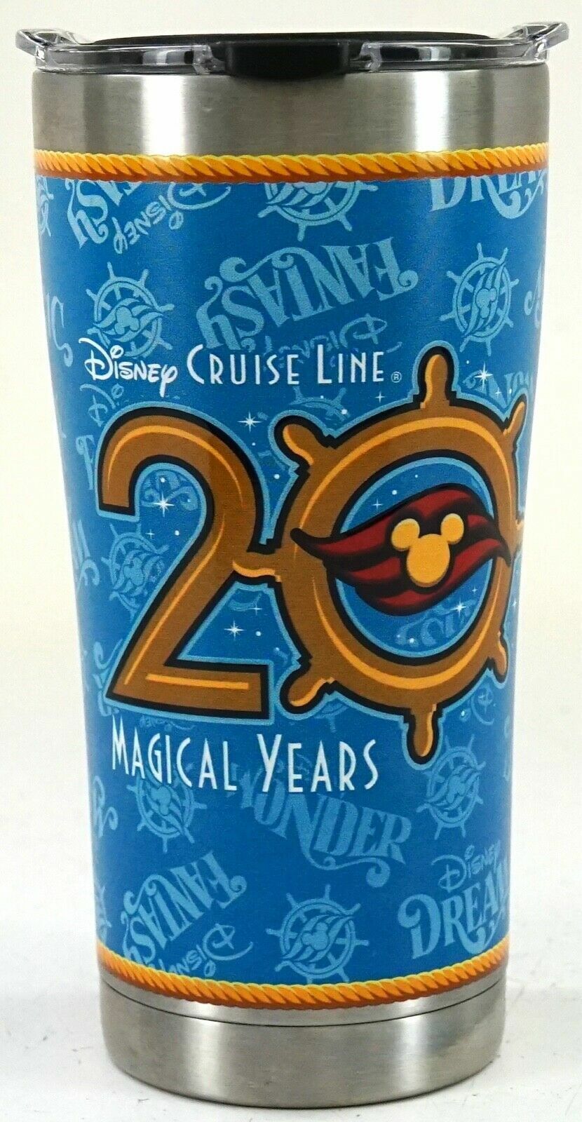 Tervis Disney Cruise Line 20th Anniversary 20oz Stainless Steel Tumbler 