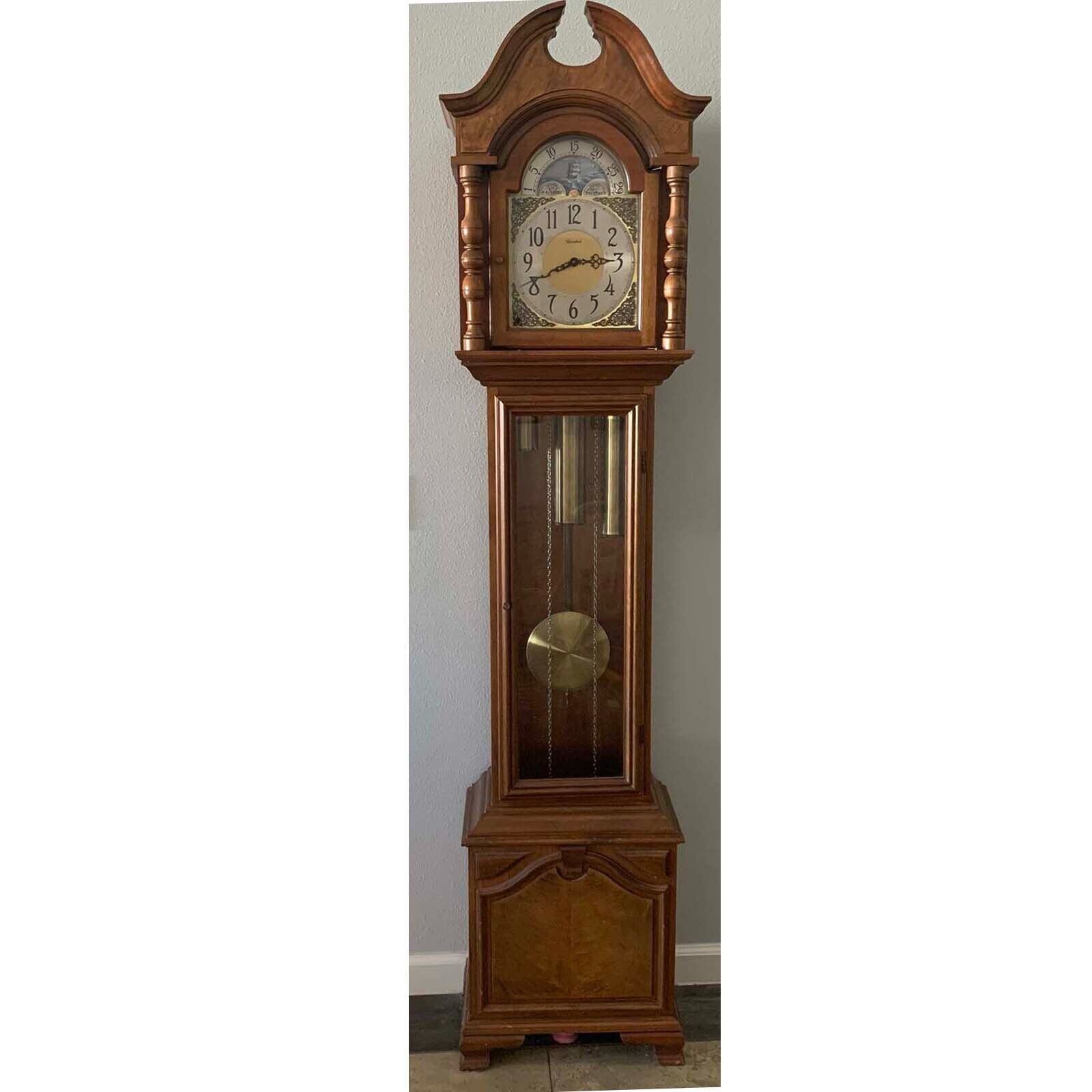 Vintage Herschede Revere #1205 Grandfather Clock - Needs TLC but works