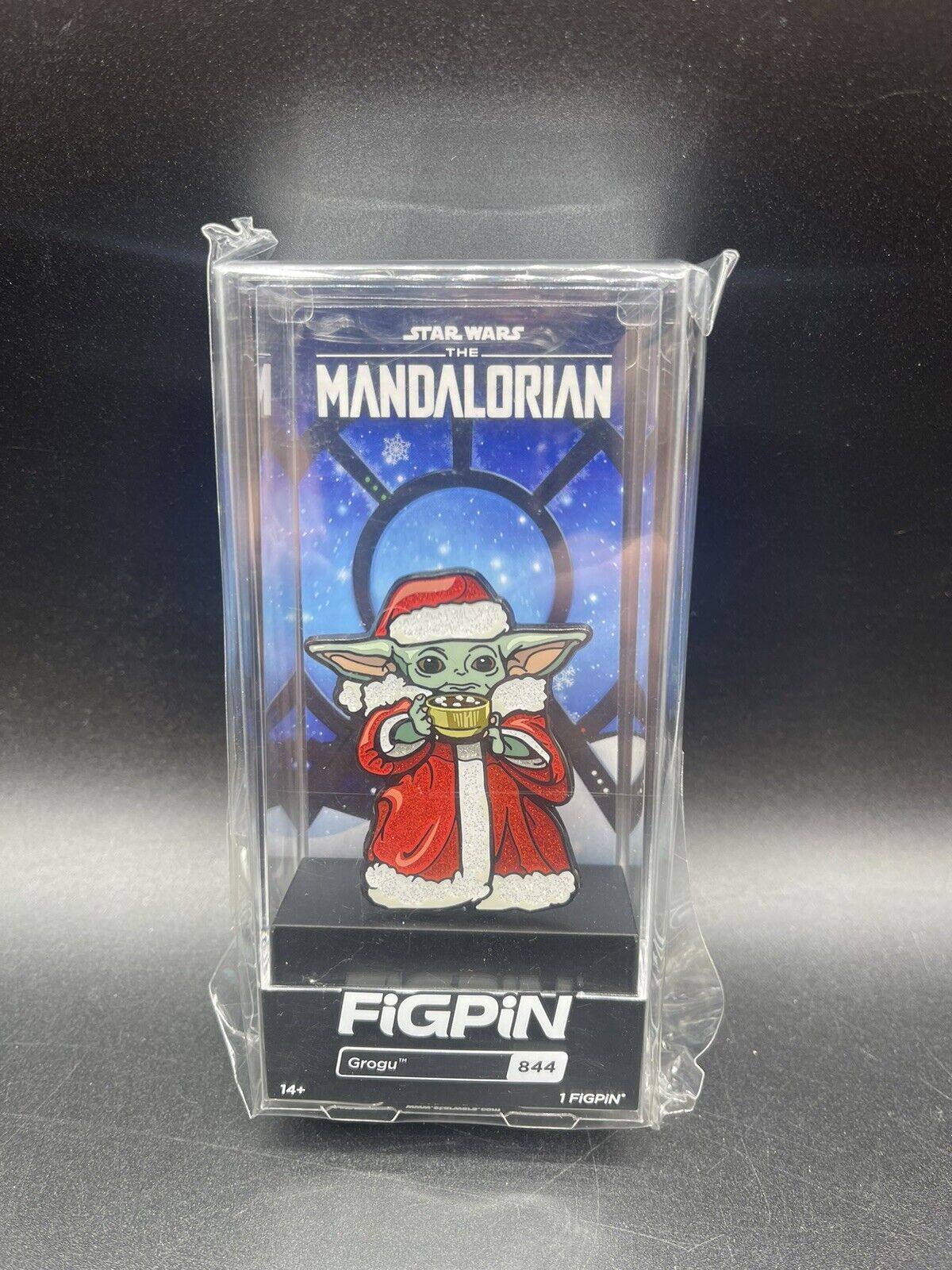 FiGPiN Grogu w/ Cocoa (The Mandalorian) #844 | Star Wars | Christmas | LE 1,000