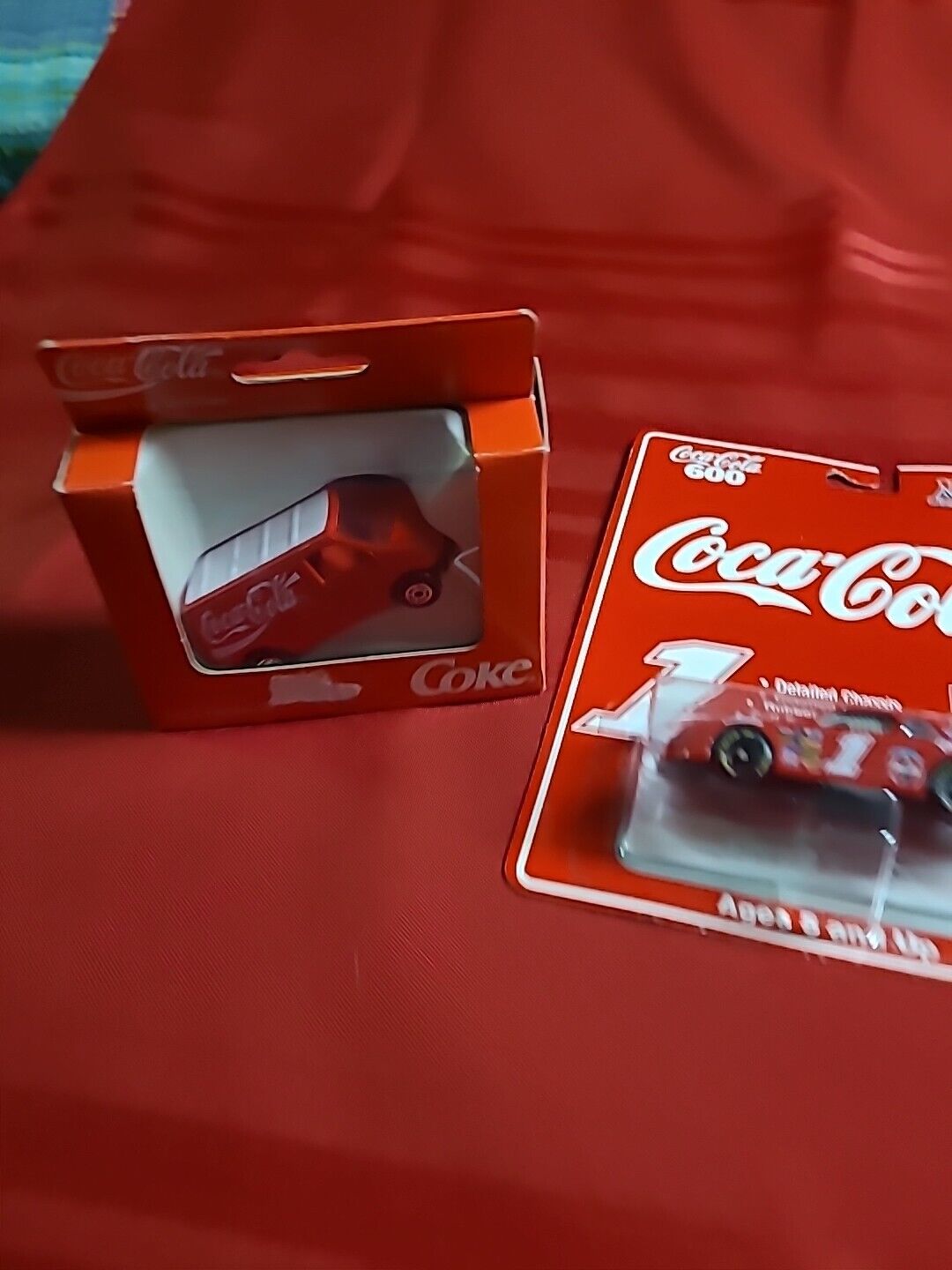 Vtg. Two Coca Cola Vechicles Seller Code S